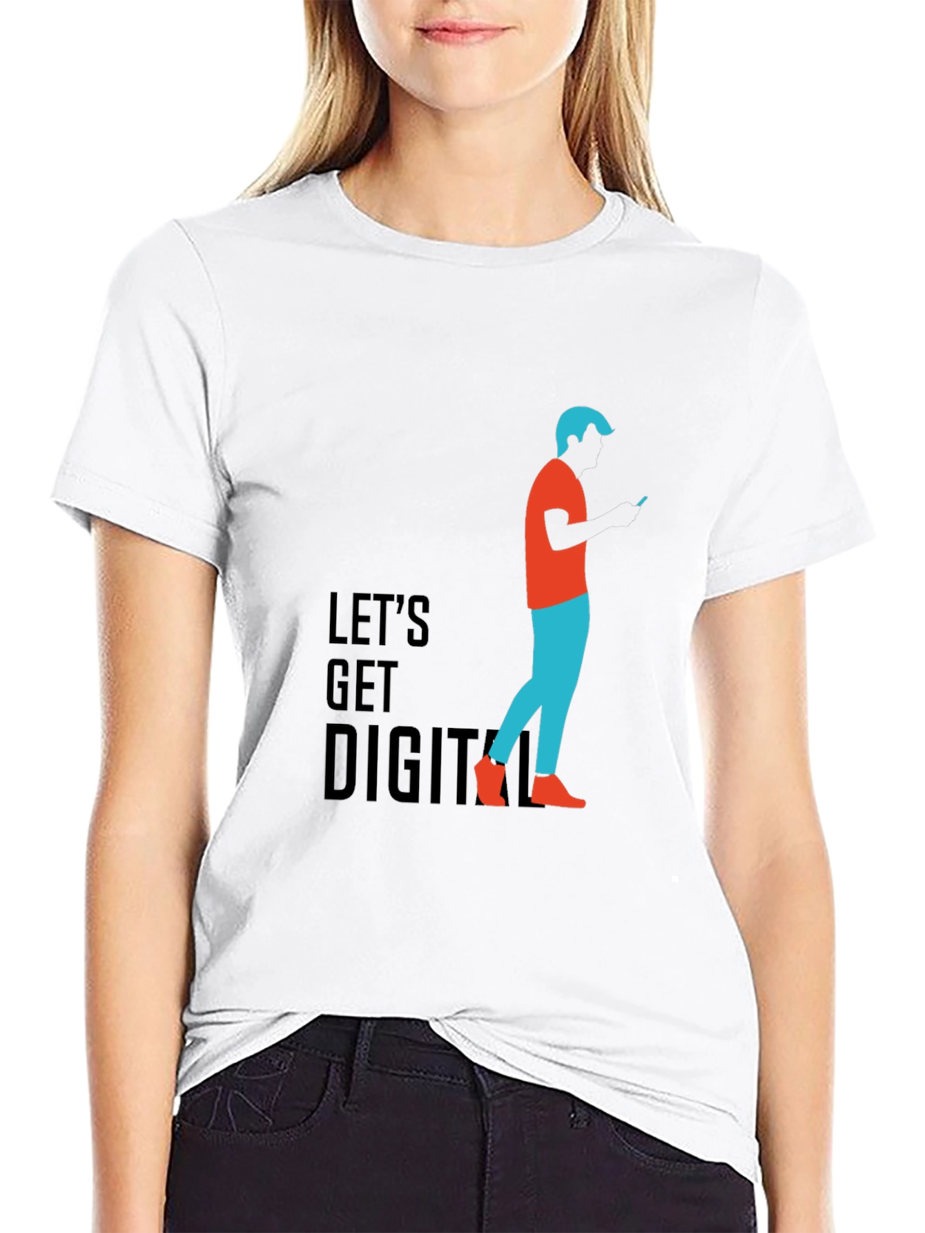 Lets Get Digital Graphic Tee