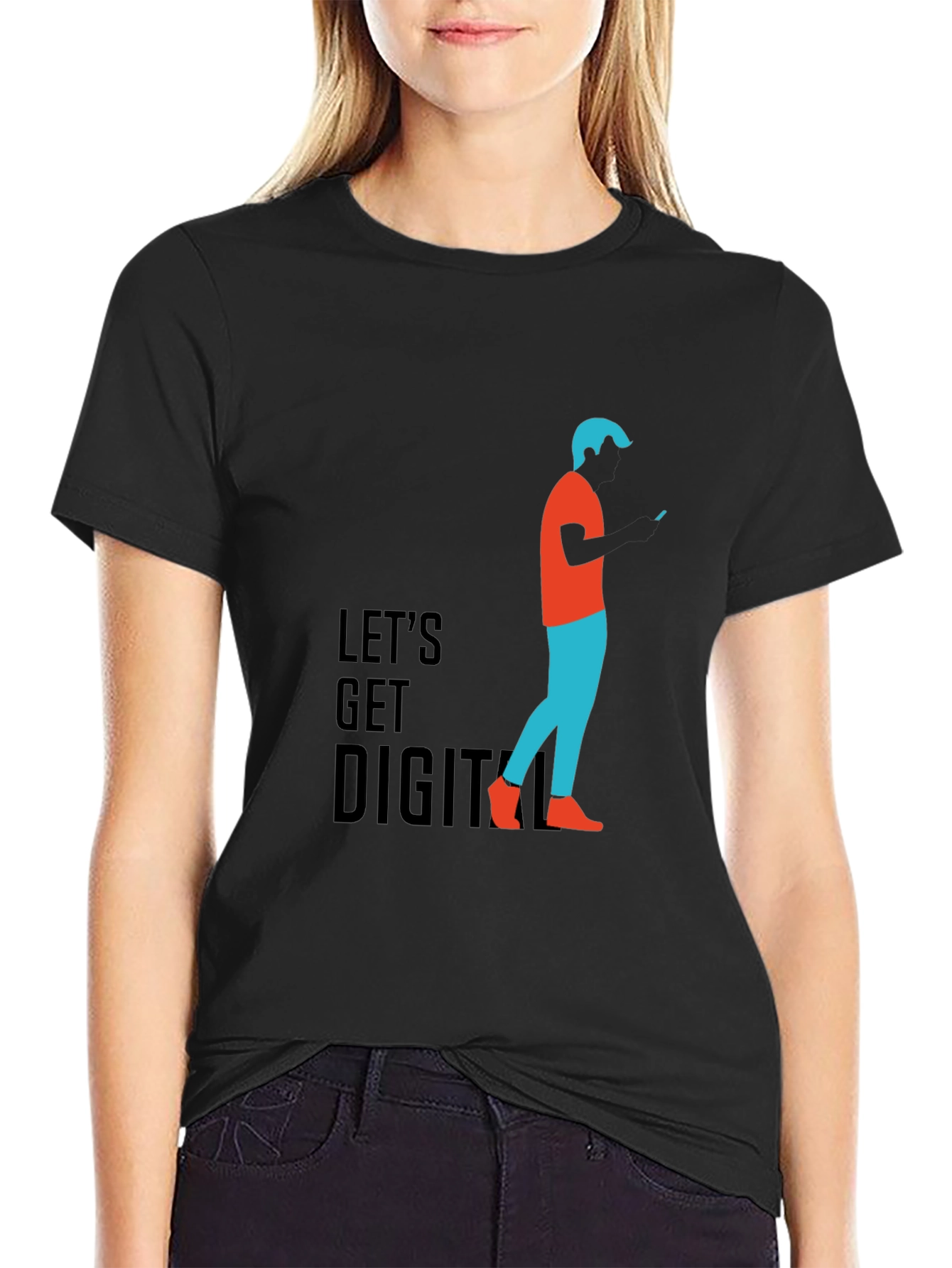 Lets Get Digital Graphic Tee