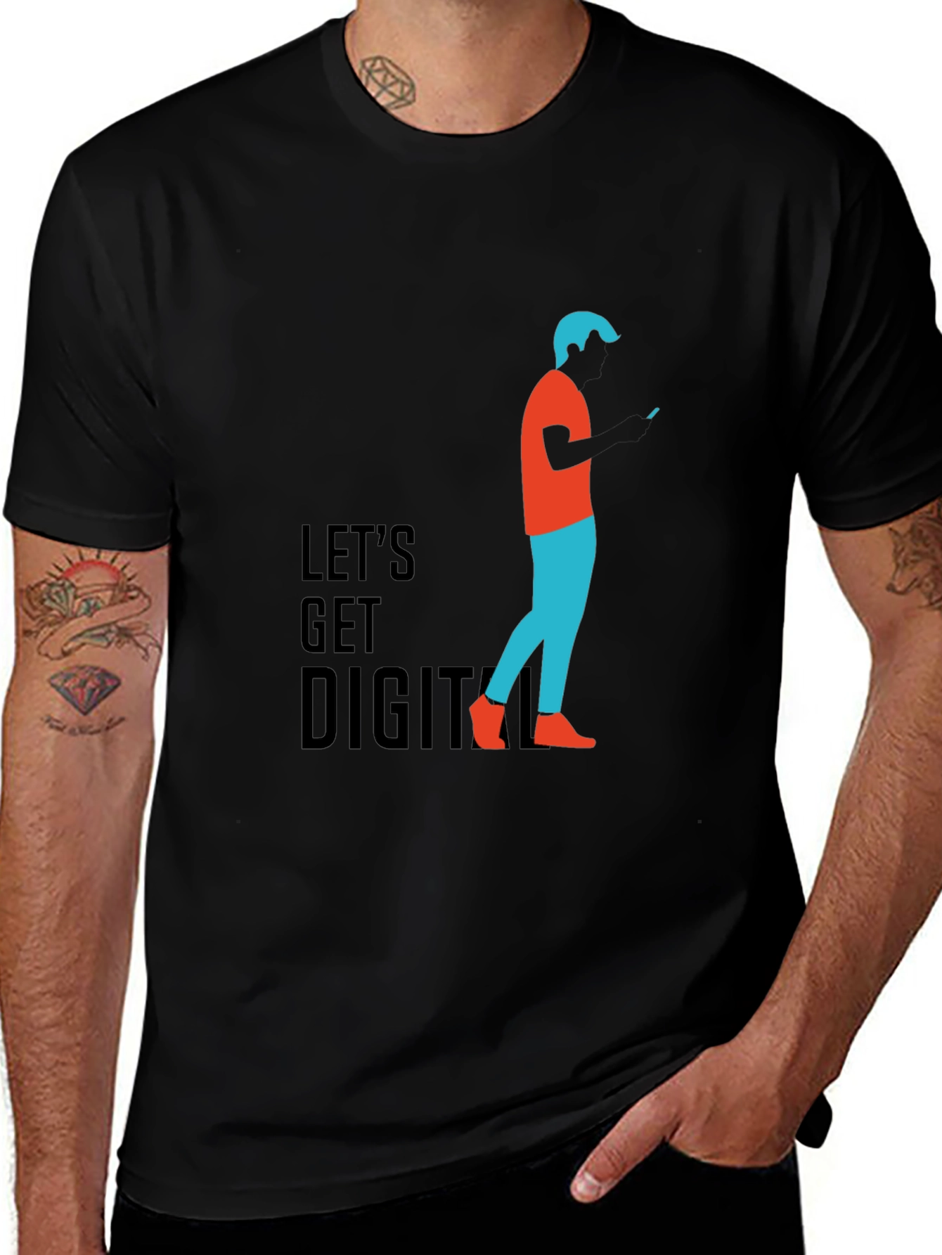 Lets Get Digital Graphic Tee