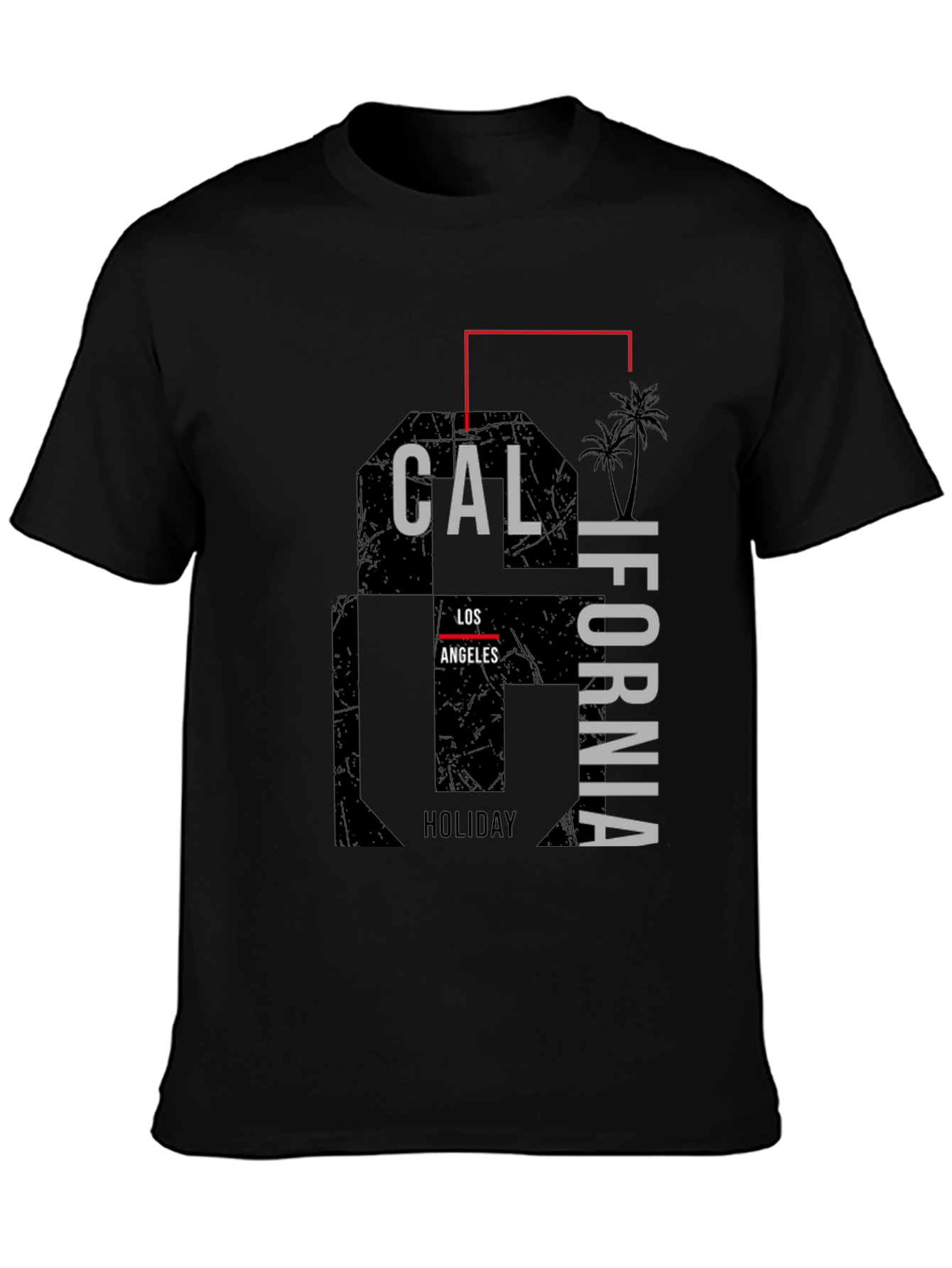 California Los Angeles Holiday Graphic T-Shirt