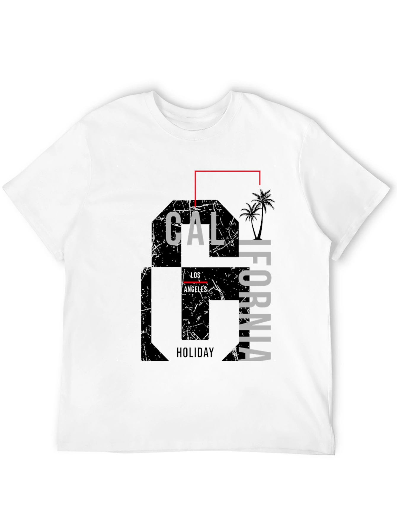 California Los Angeles Holiday Graphic T-Shirt