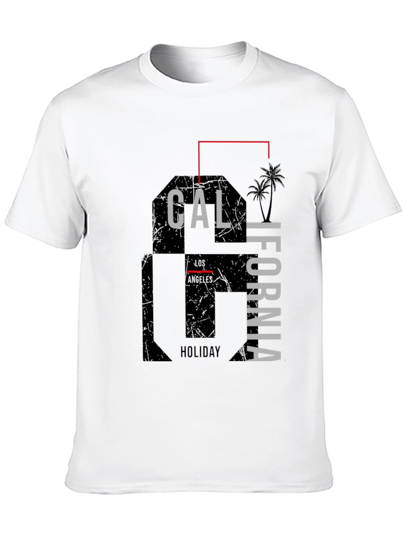 California Los Angeles Holiday Graphic T-Shirt