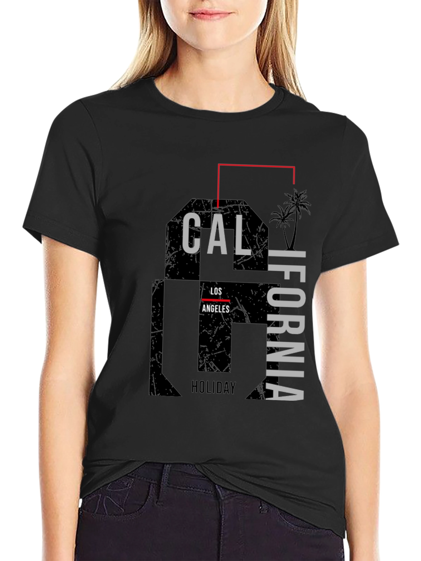 California Los Angeles Holiday Graphic T-Shirt