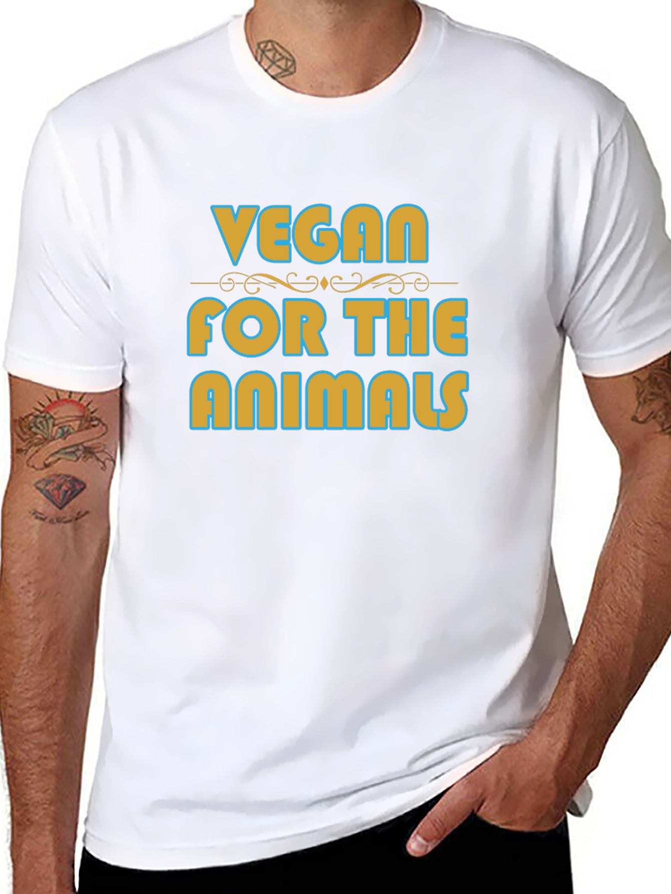 Vegan for the Animals Graphic Tee