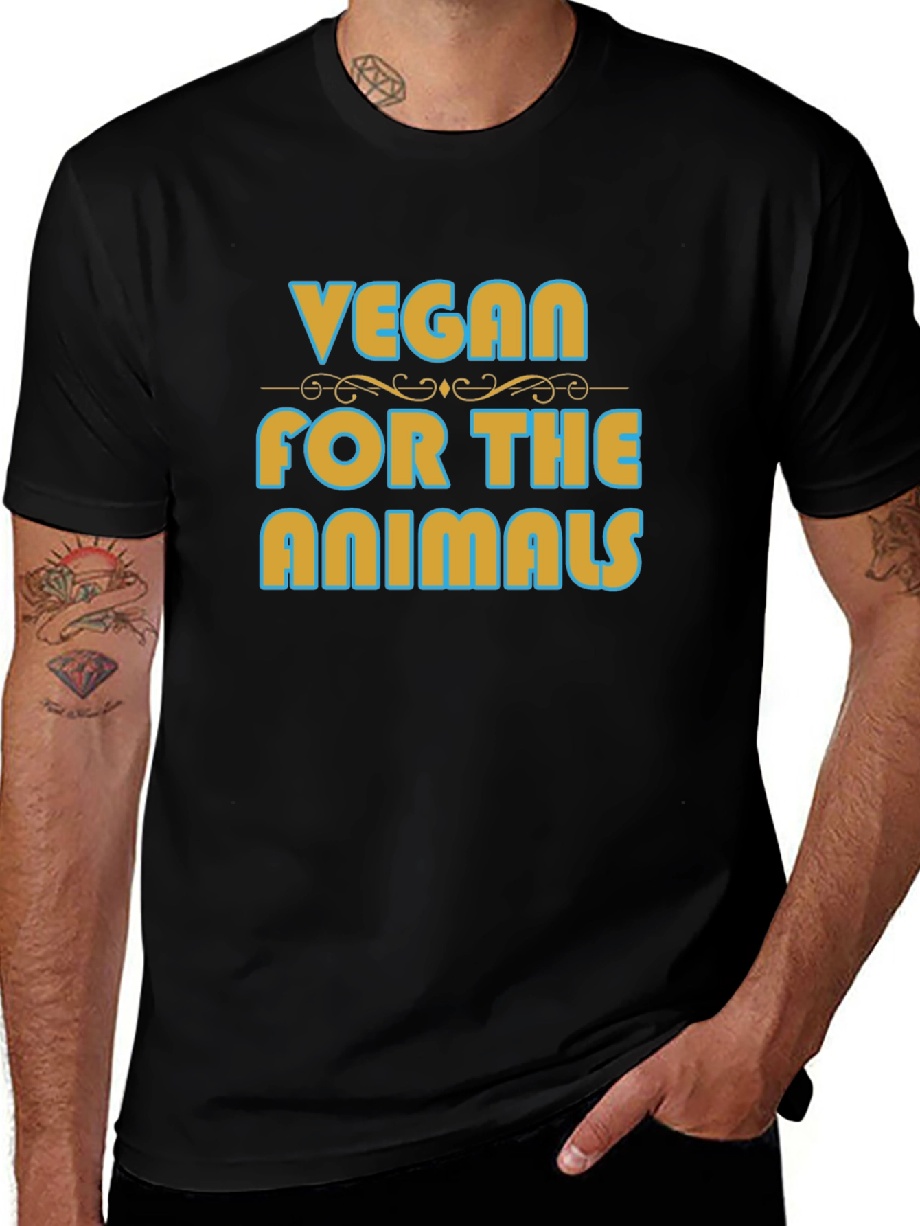 Vegan for the Animals Graphic Tee