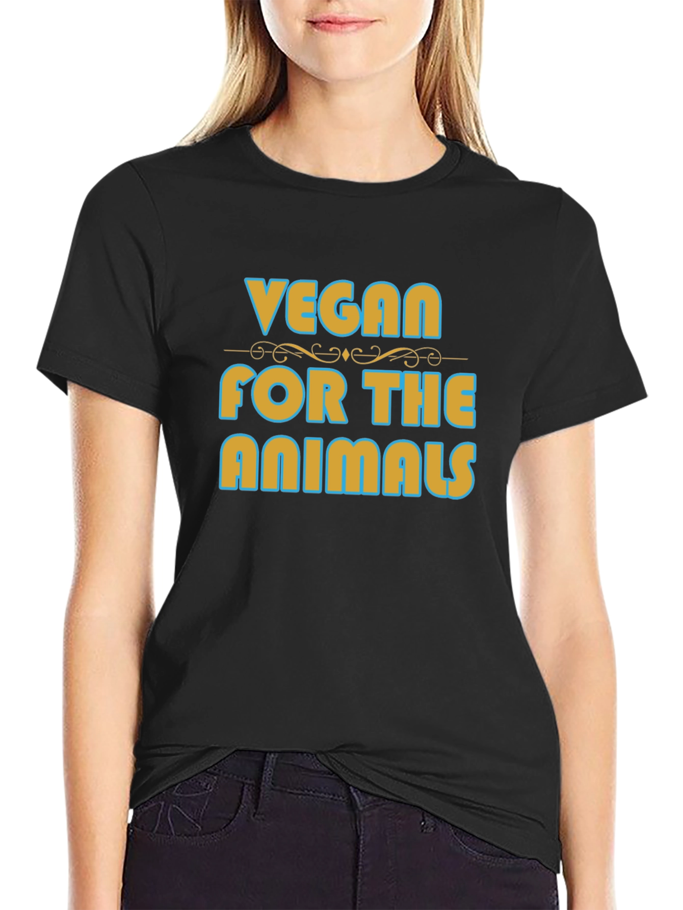 Vegan for the Animals Graphic Tee