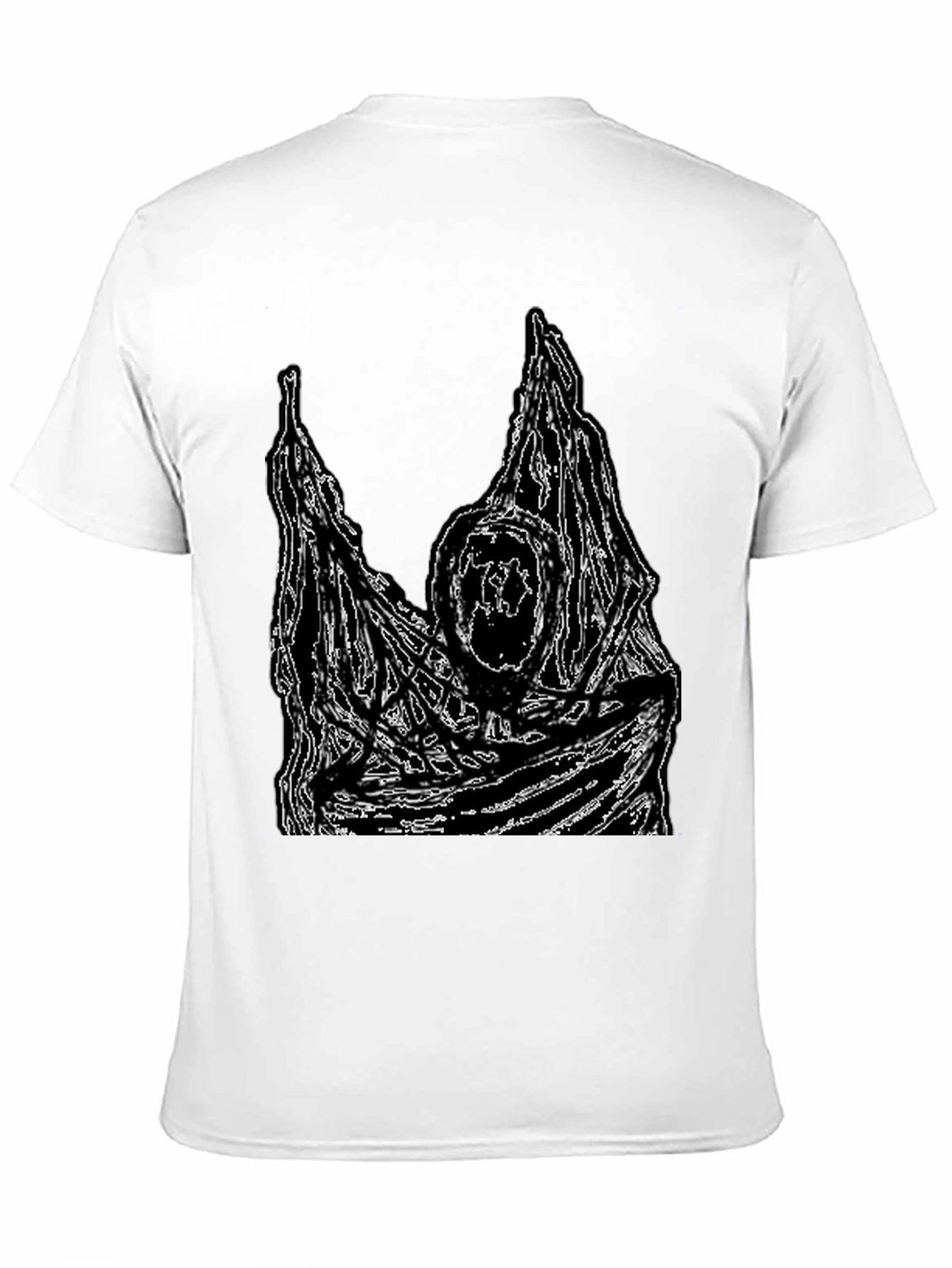Grim Reaper Graphic Tee - Black Cotton T-Shirt