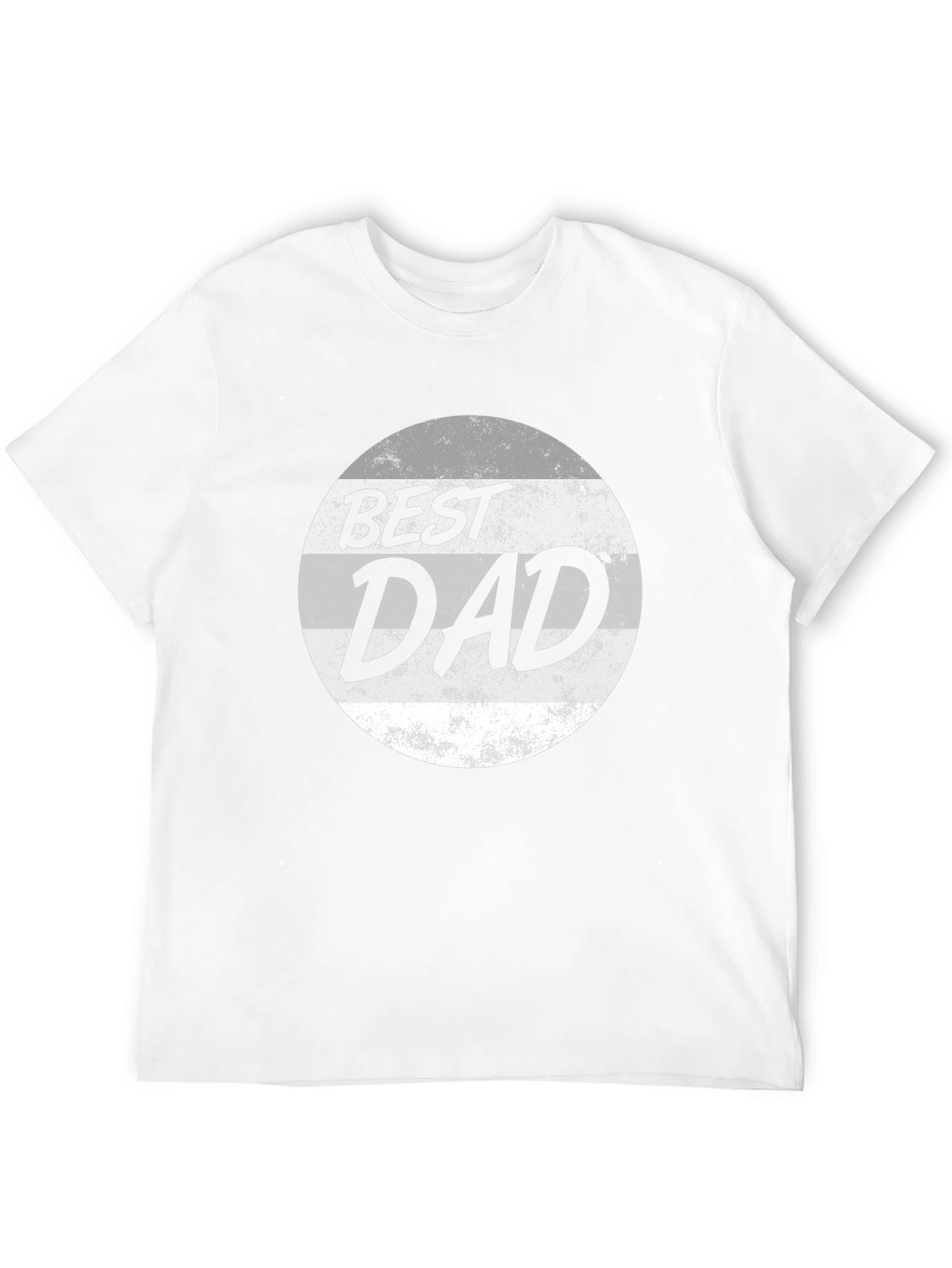 Best Dad Graphic Tee - Black Cotton T-Shirt