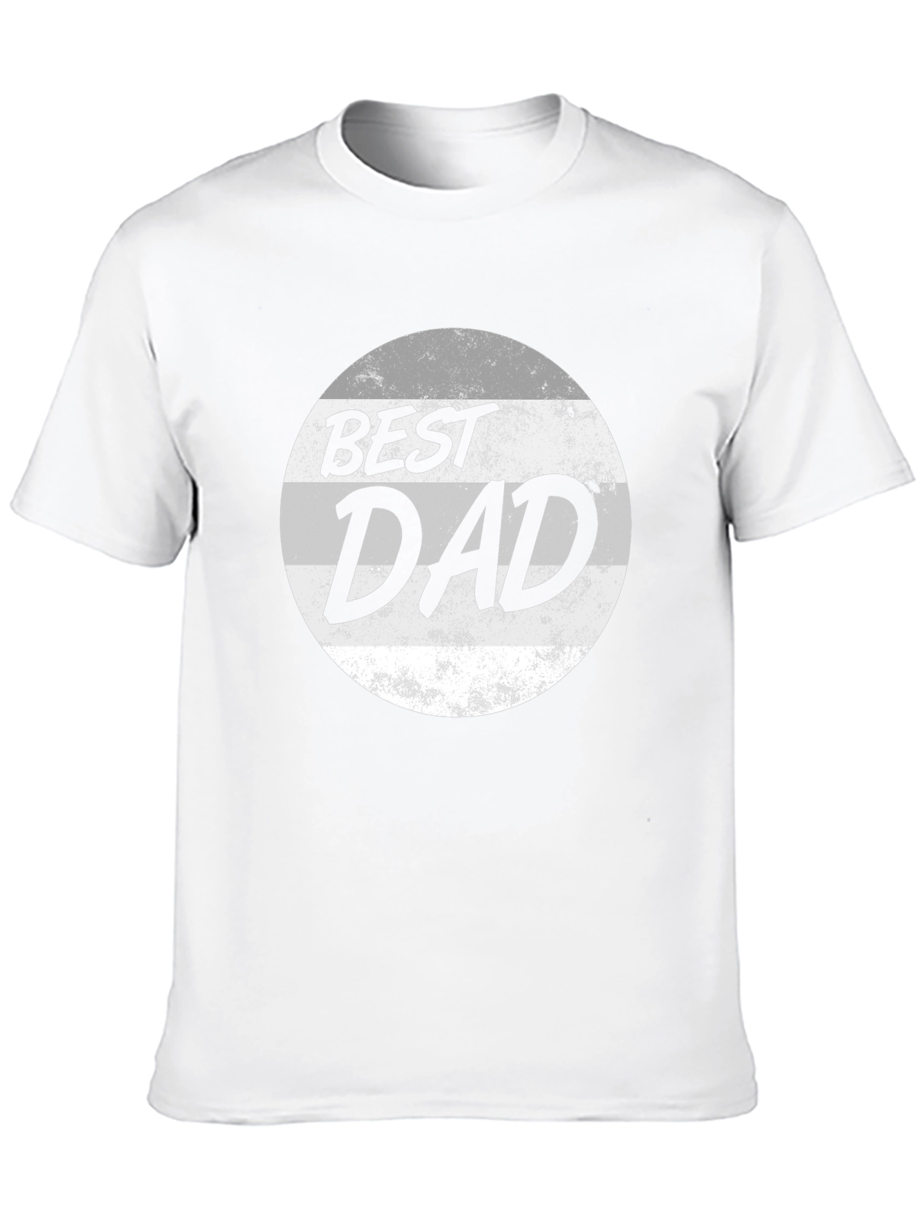 Best Dad Graphic Tee - Black Cotton T-Shirt