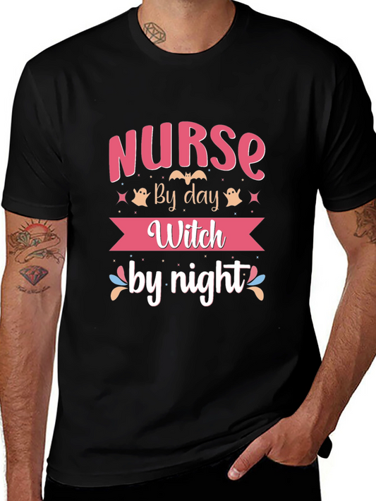 Nurse by Day Witch by Night T-Shirt