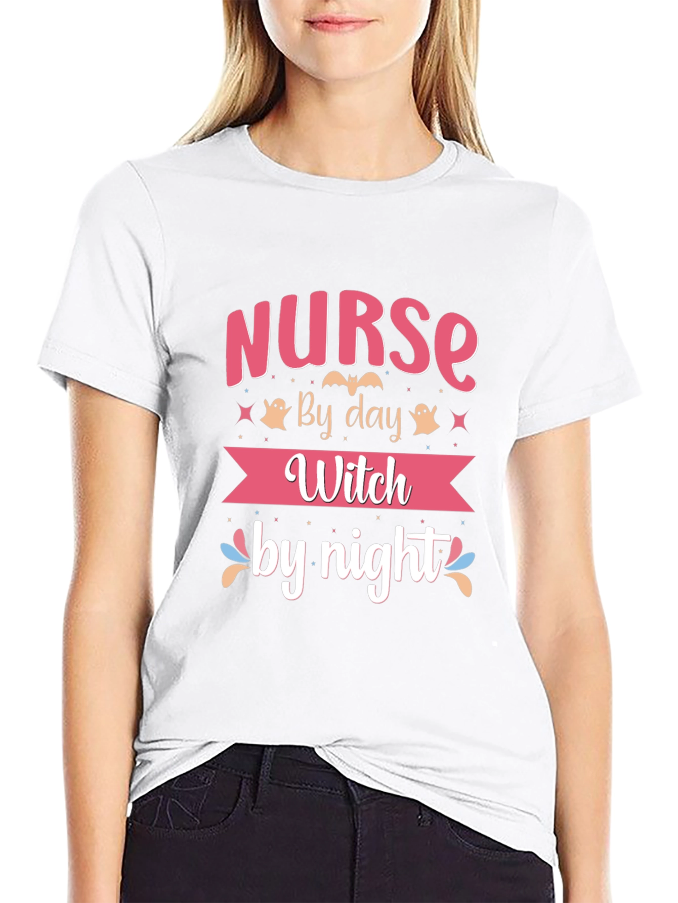 Nurse by Day Witch by Night T-Shirt