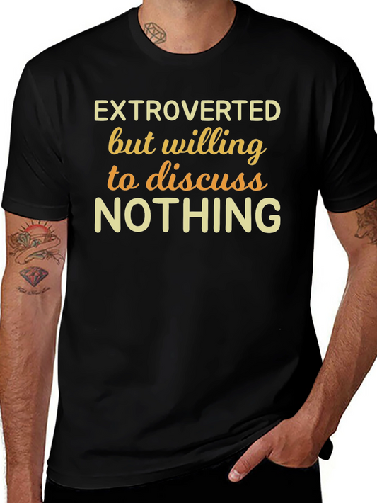 Extroverted Funny Graphic T-Shirt