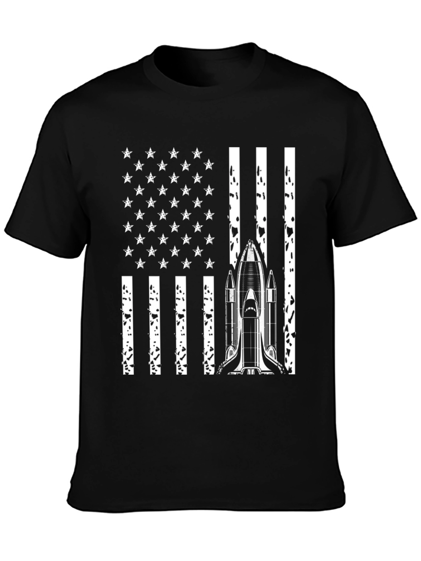 American Flag Space Shuttle T-Shirt