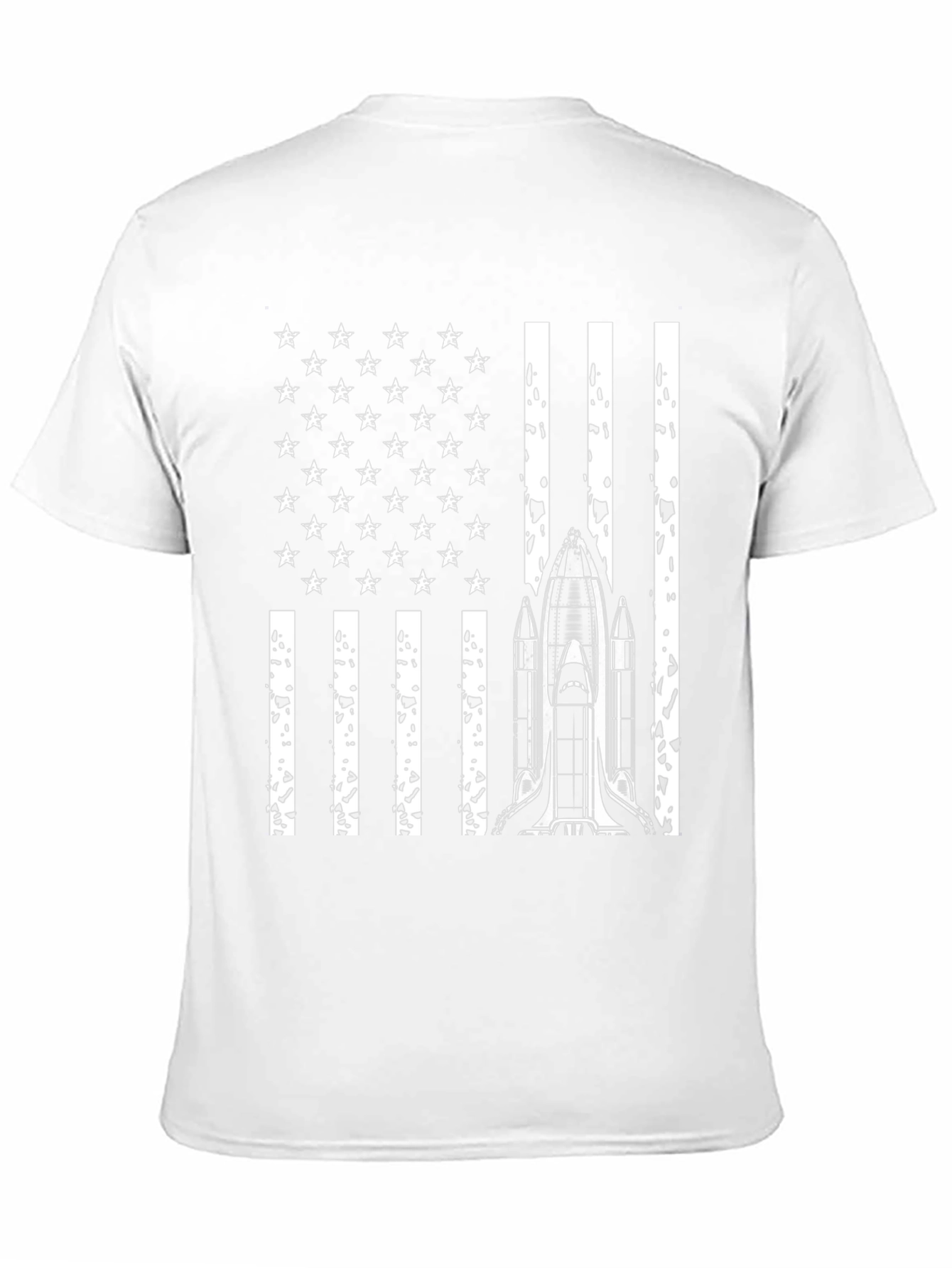 American Flag Space Shuttle T-Shirt