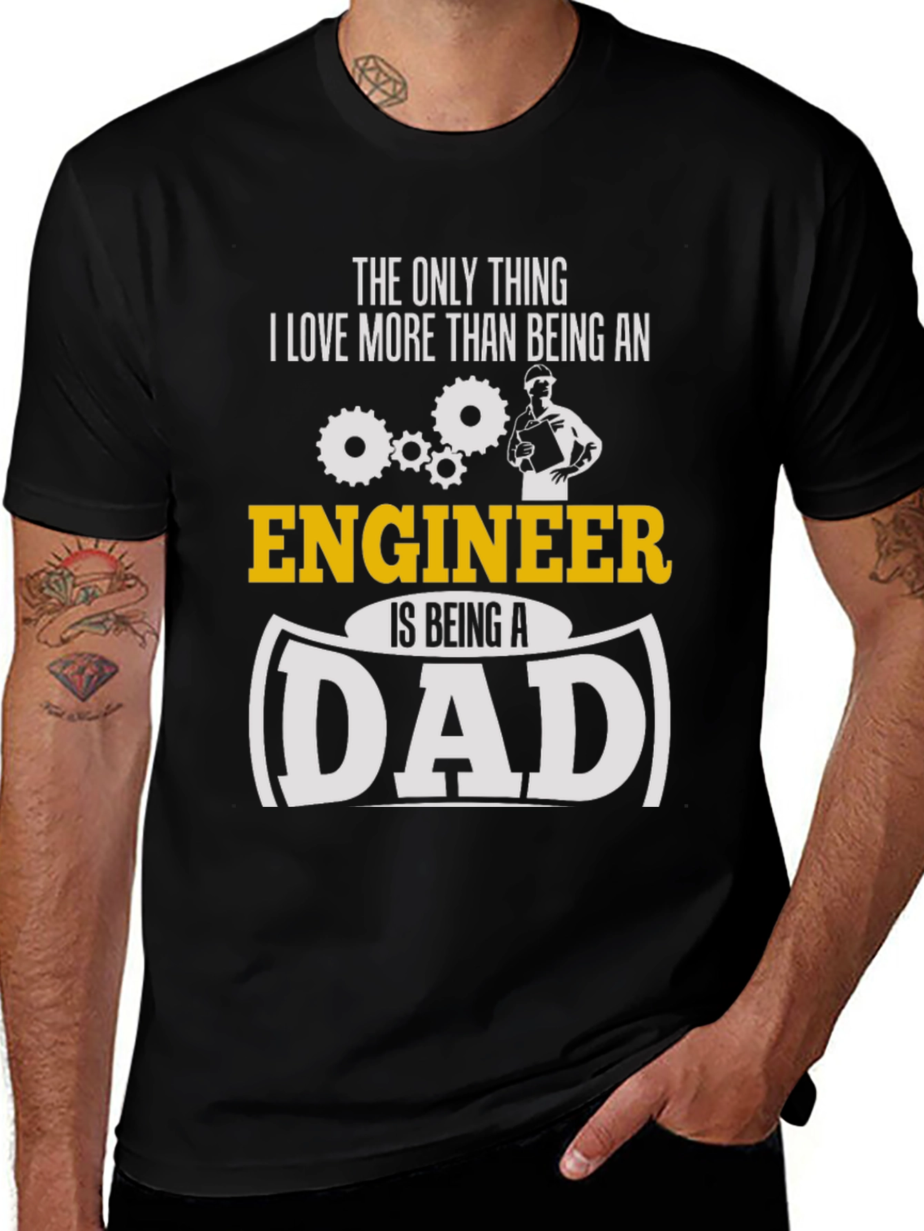 Engineer Dad Graphic T-Shirt