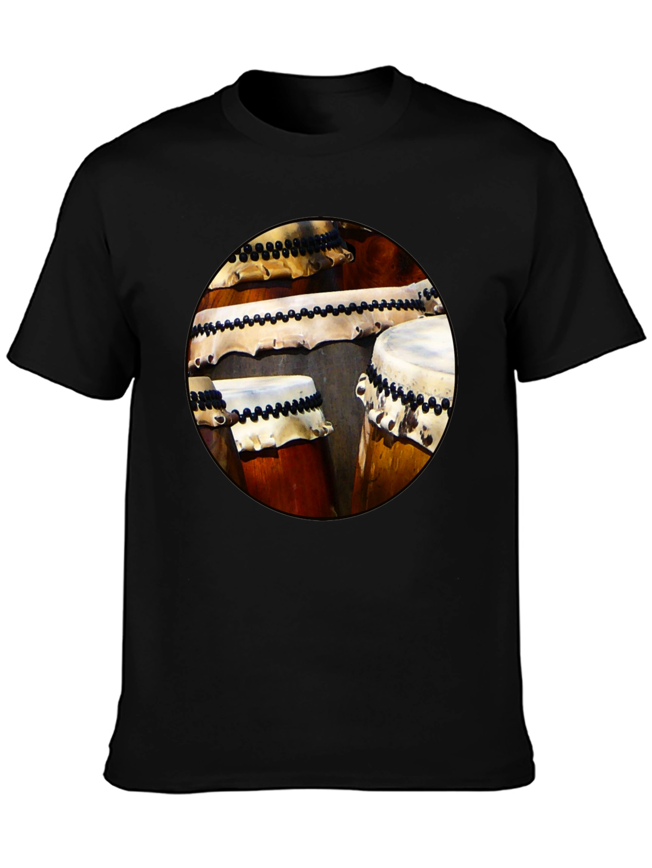 Taiko Drums Graphic Tee - Japanese Percussion Shirt