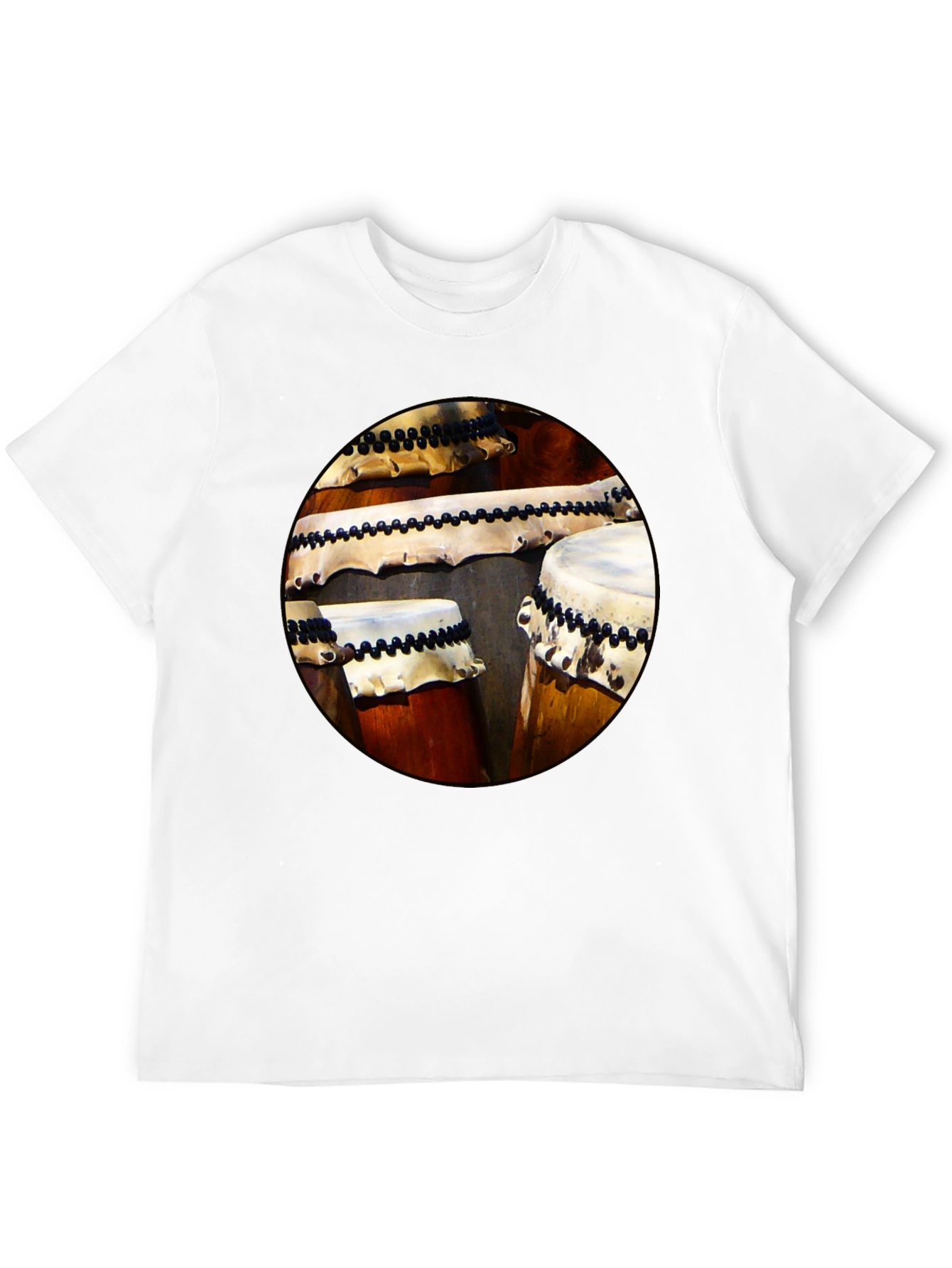 Taiko Drums Graphic Tee - Japanese Percussion Shirt