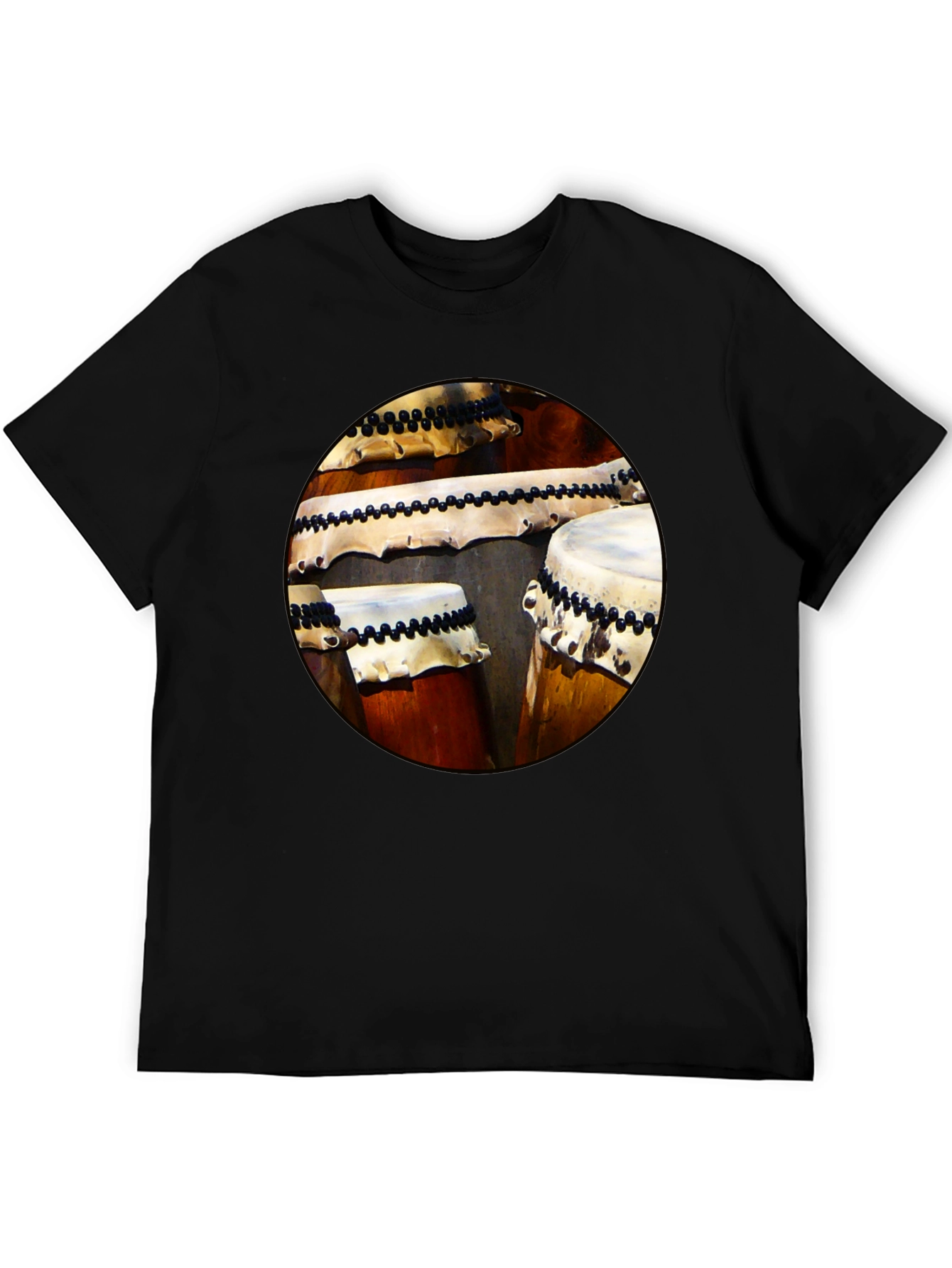 Taiko Drums Graphic Tee - Japanese Percussion Shirt