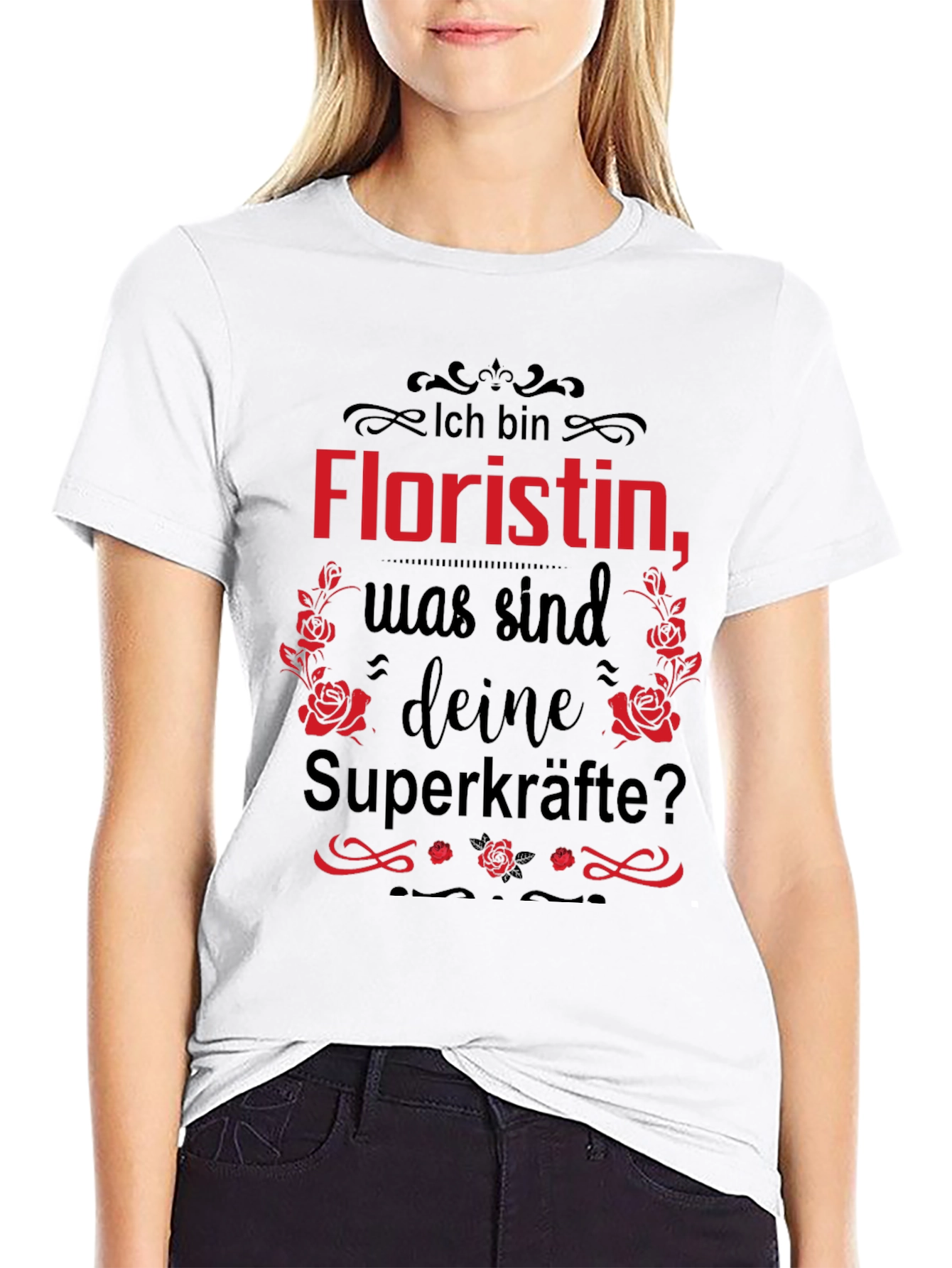 Floristin Superkräfte T-Shirt - Funny Floral Design