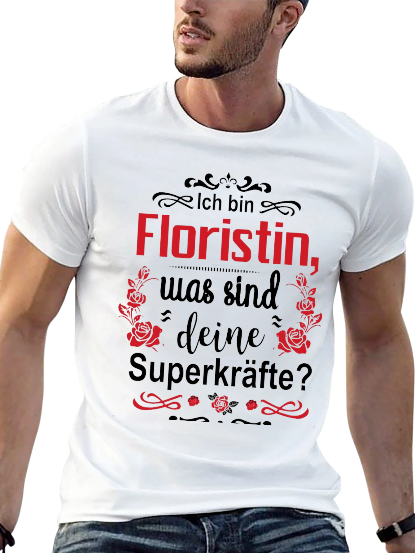 Floristin Superkräfte T-Shirt - Funny Floral Design