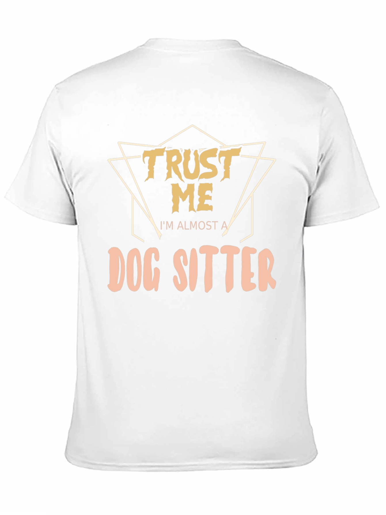 Trust Me Dog Sitter Black Graphic Tee