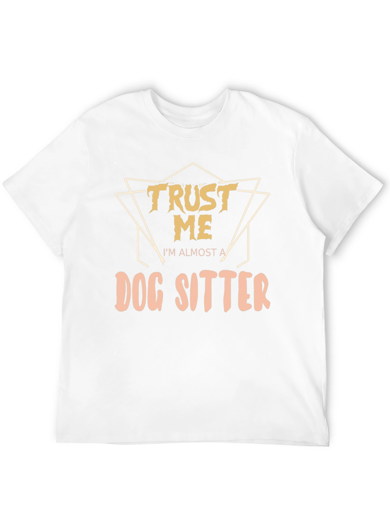 Trust Me Dog Sitter Black Graphic Tee