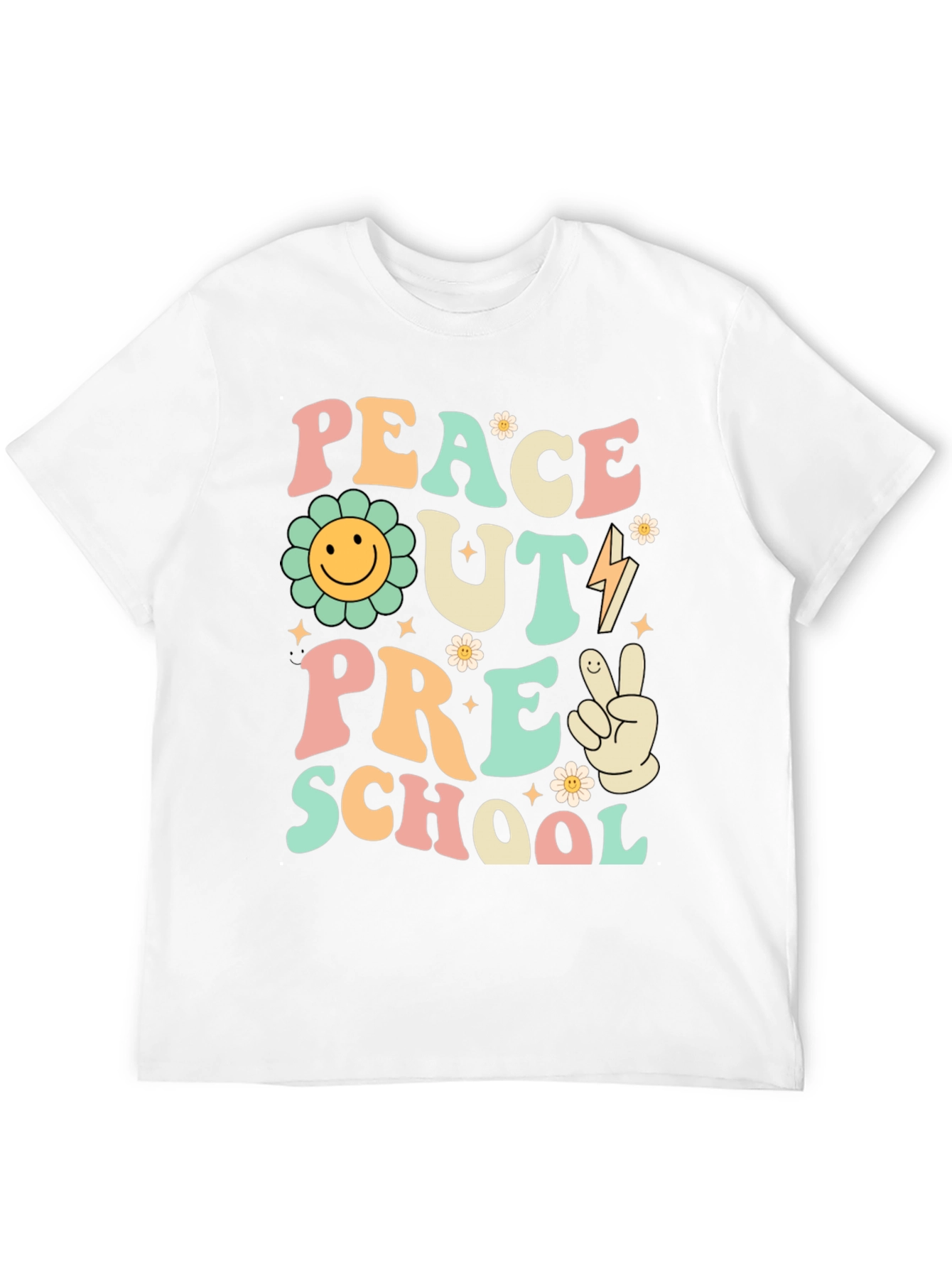 Peace Out Preschool Graphic Tee