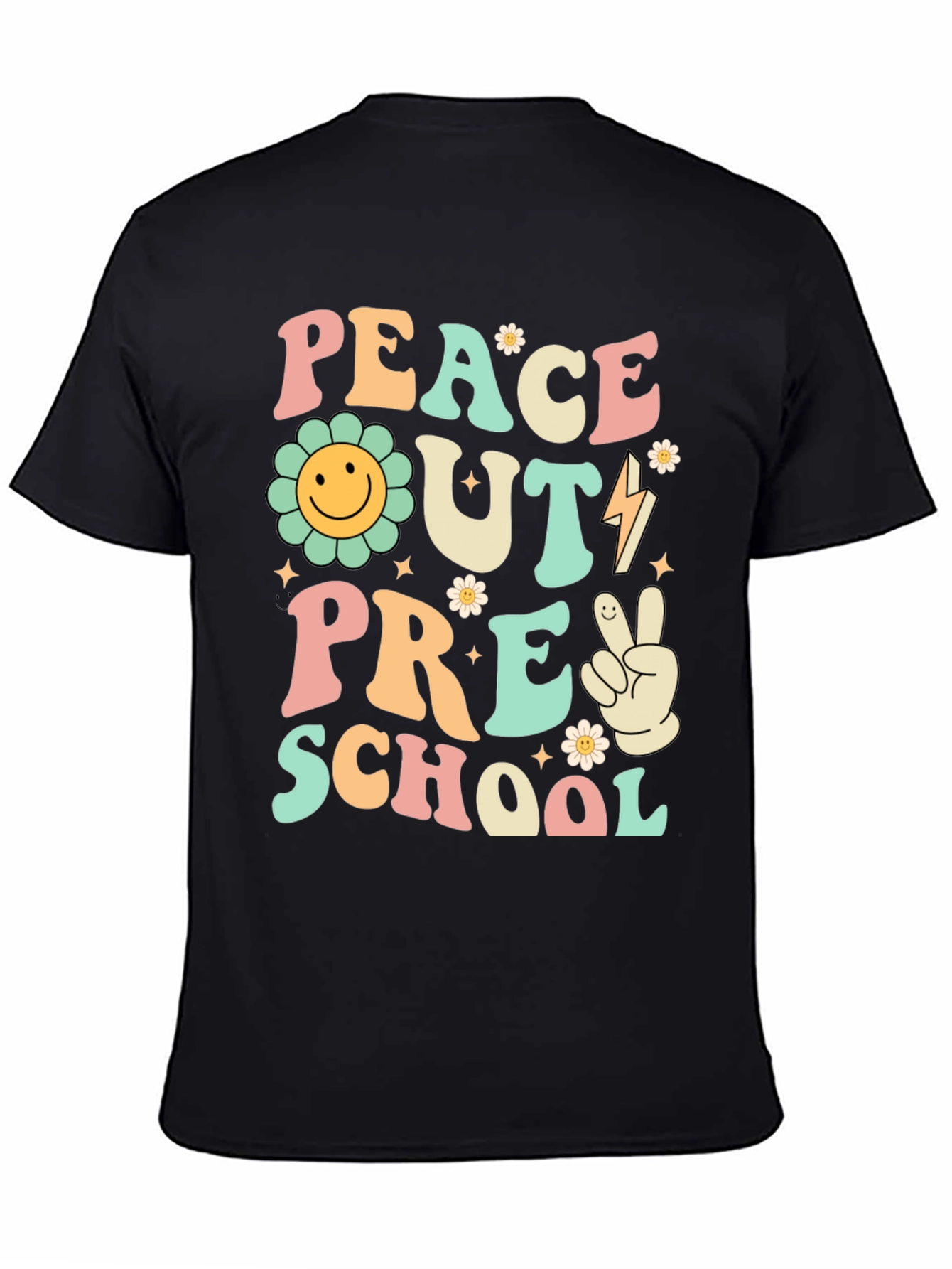 Peace Out Preschool Graphic Tee