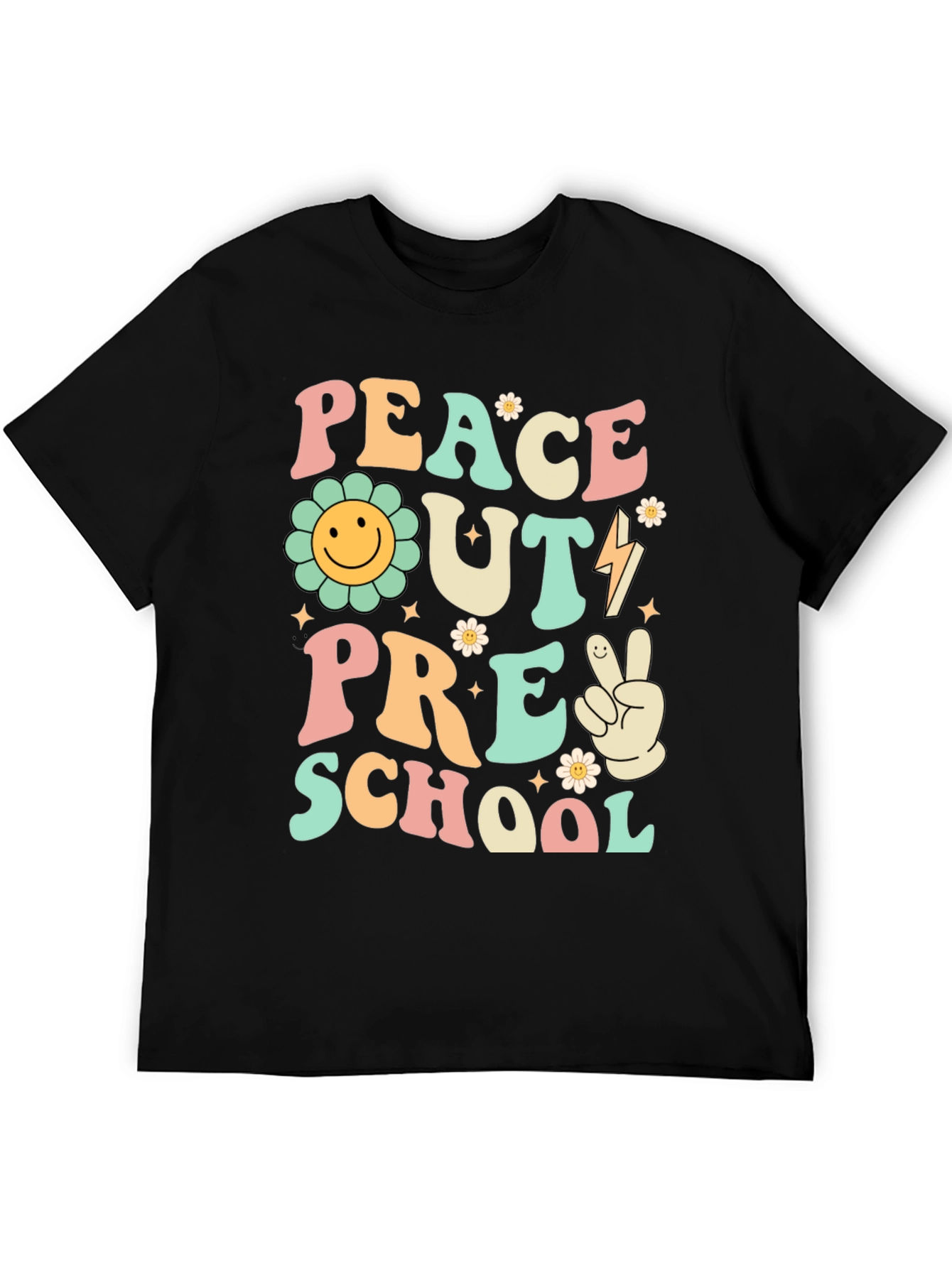 Peace Out Preschool Graphic Tee