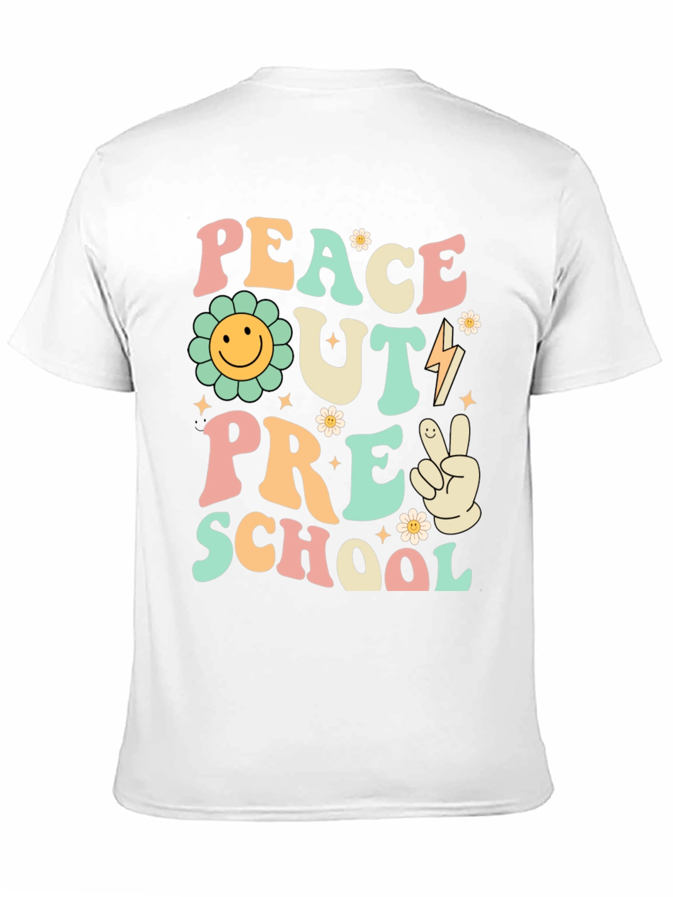 Peace Out Preschool Graphic Tee