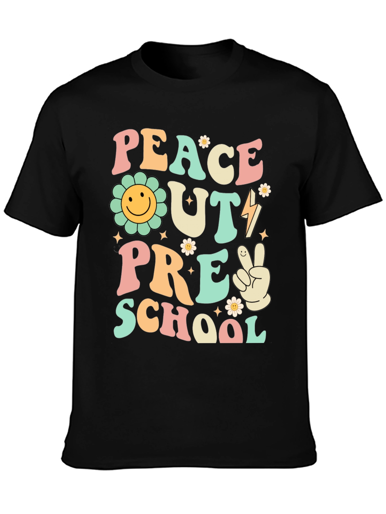 Peace Out Preschool Graphic Tee