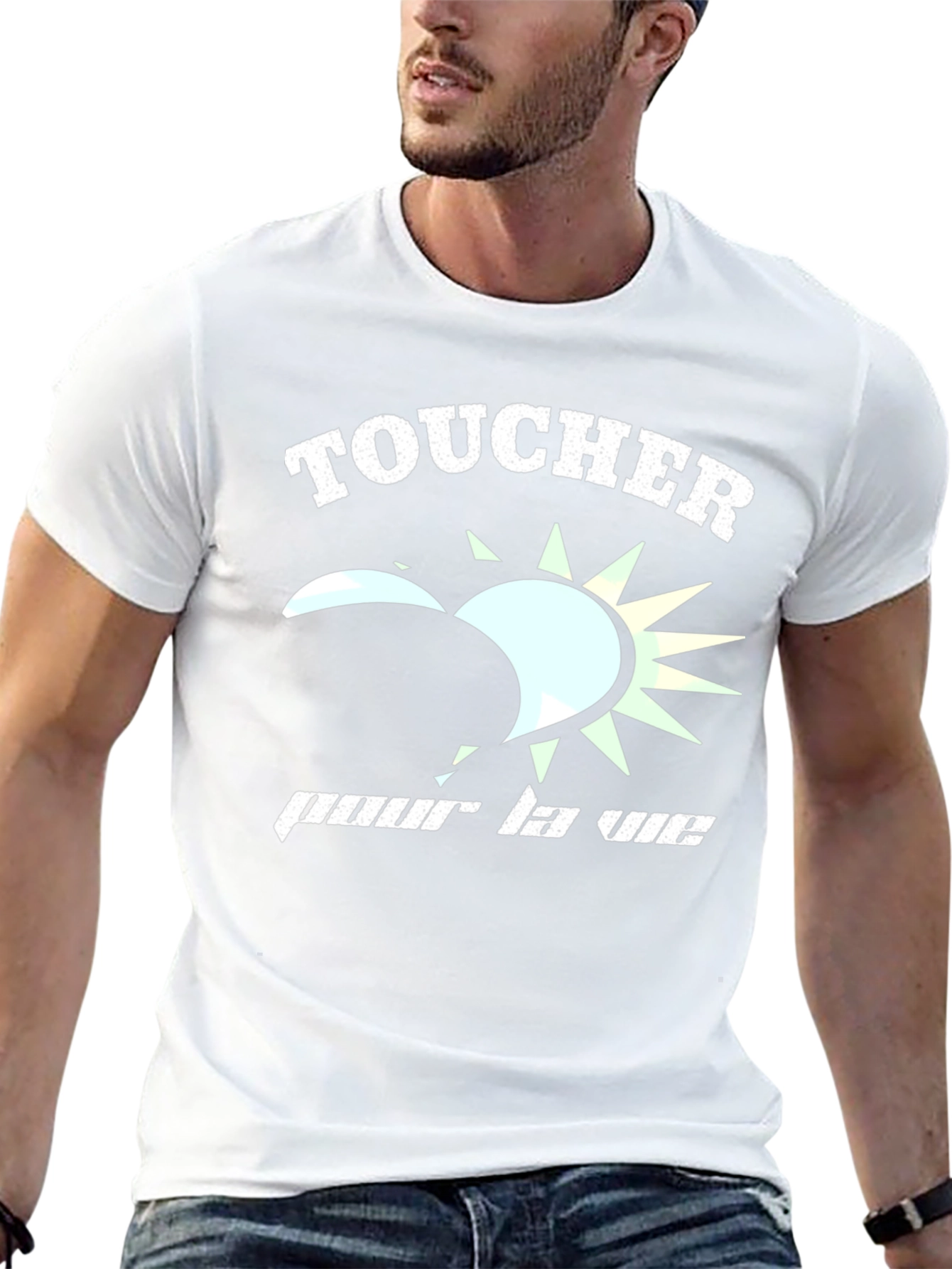 Touche pour la vie Black Graphic Tee