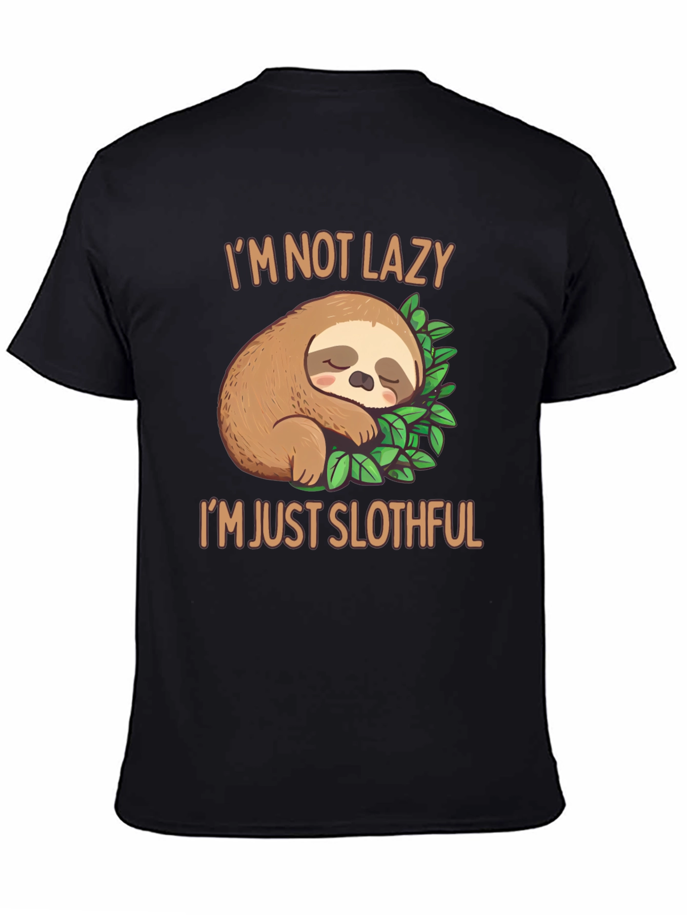 Funny Sloth Graphic Tee - Im Not Lazy