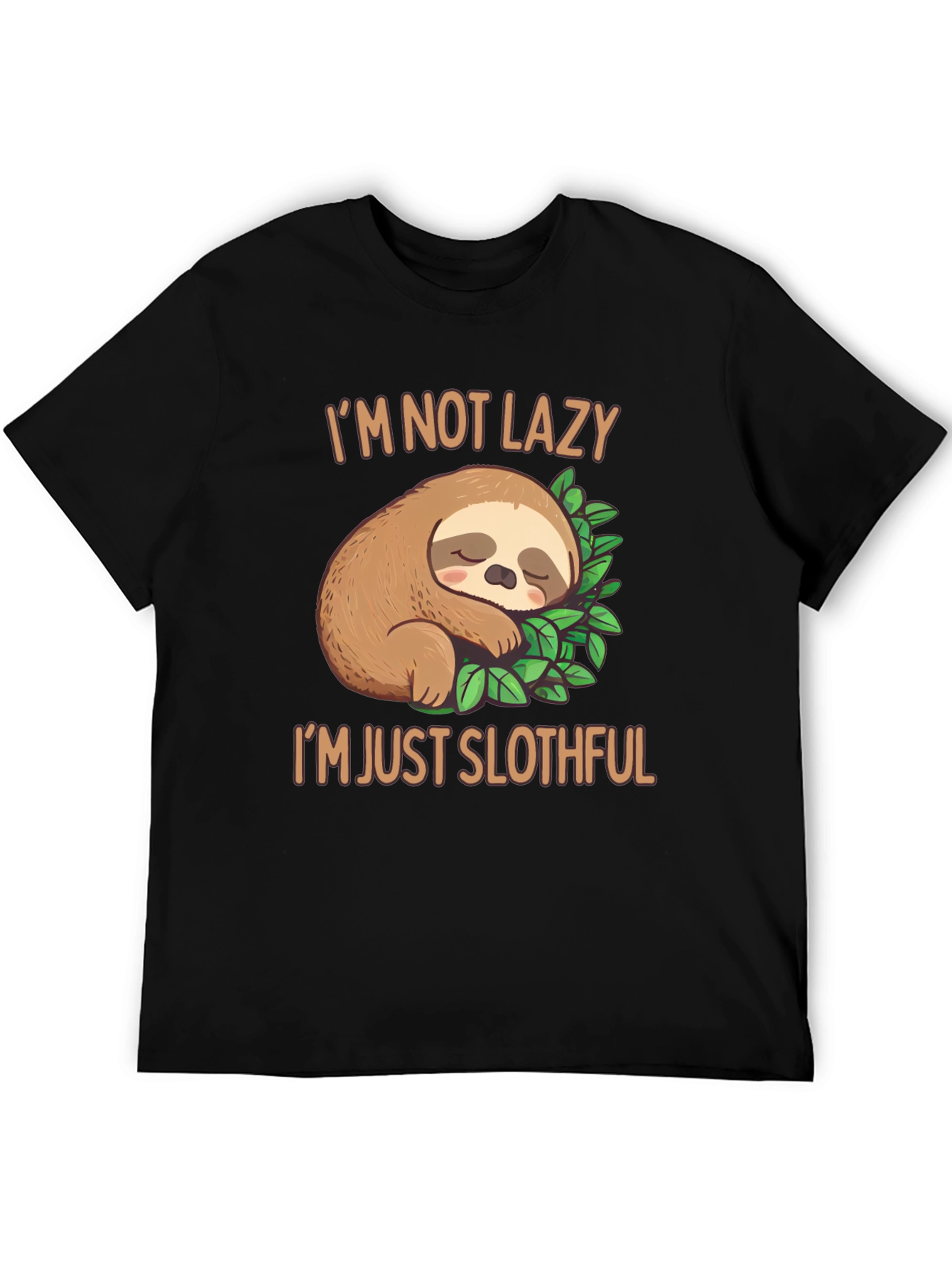 Funny Sloth Graphic Tee - Im Not Lazy