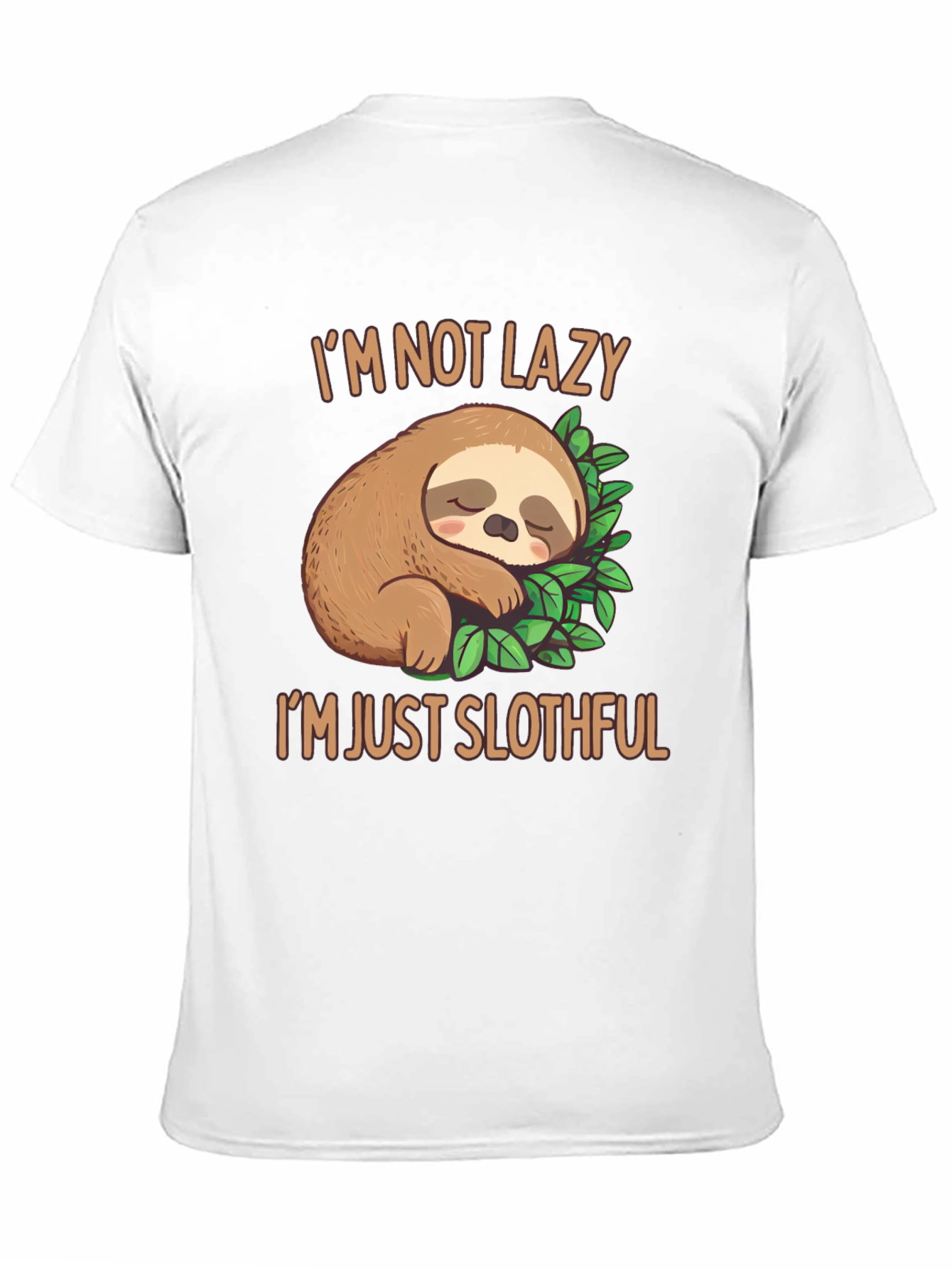 Funny Sloth Graphic Tee - Im Not Lazy