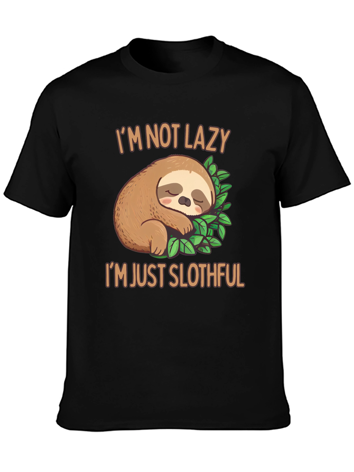 Funny Sloth Graphic Tee - Im Not Lazy