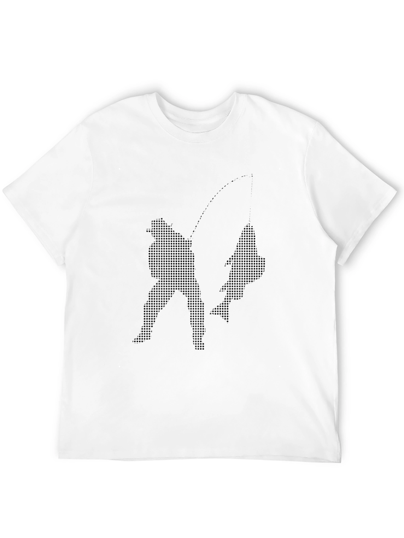 Fishing Graphic Tee - Anglers Catch Black T-Shirt