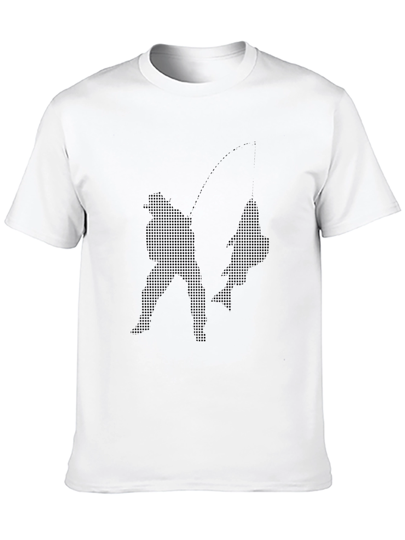 Fishing Graphic Tee - Anglers Catch Black T-Shirt