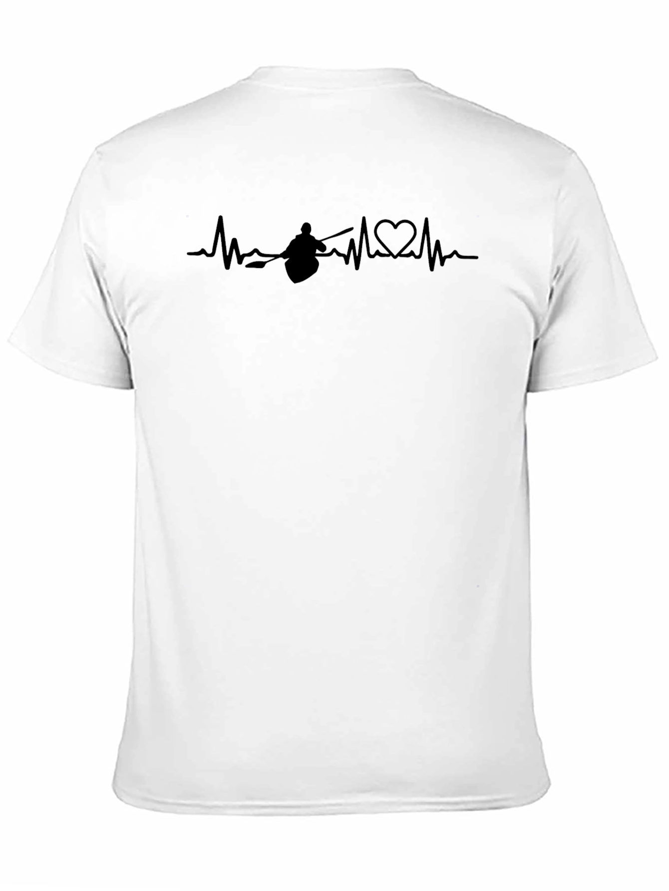 Kayak Heartbeat T-Shirt - Paddling Love!