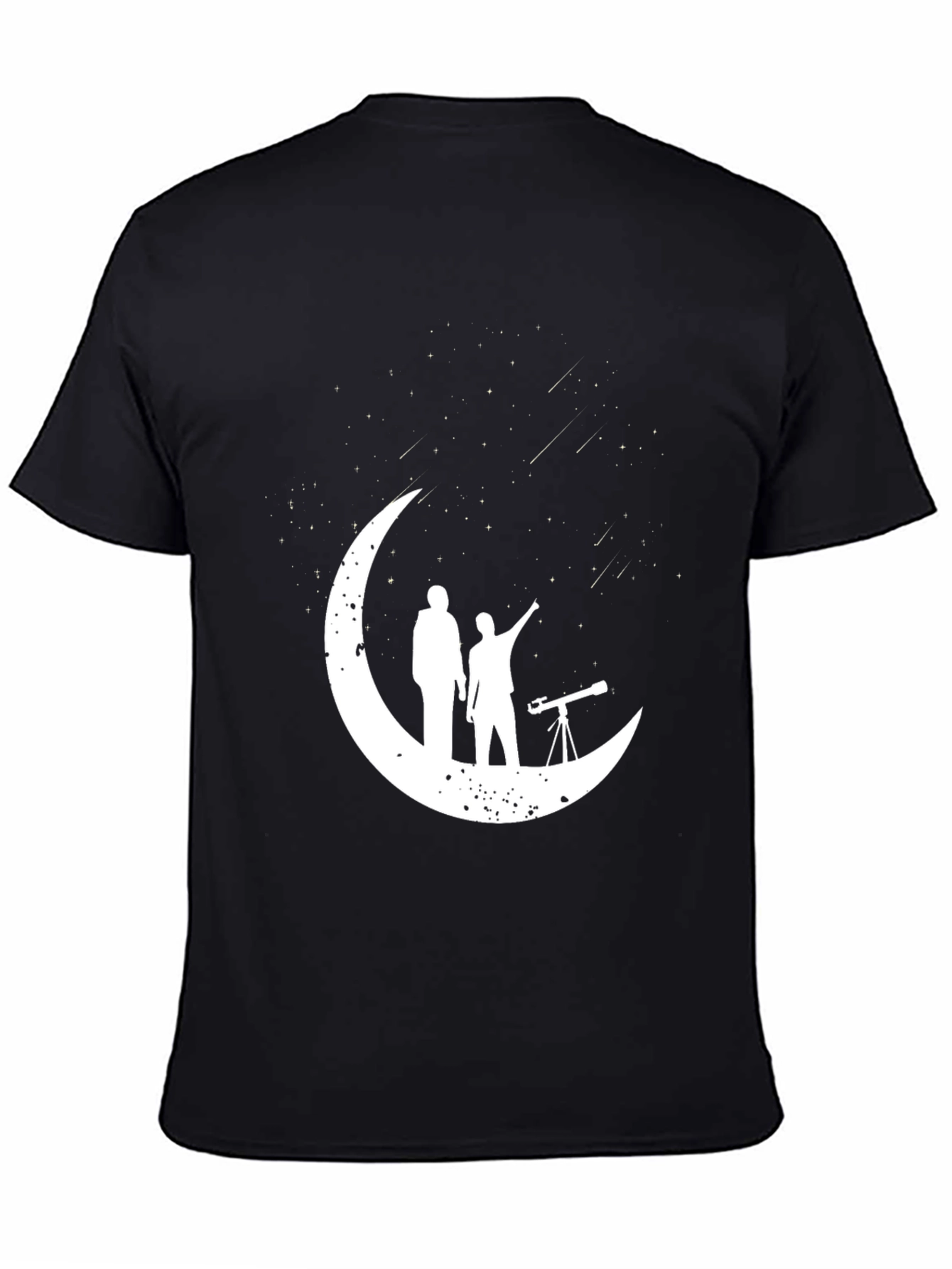 Astronomy Moon Tee - Stargazing Couple Design