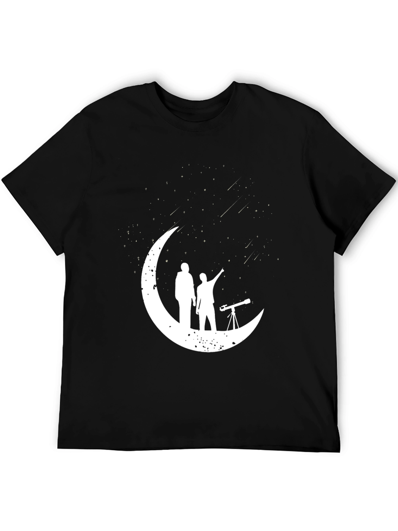 Astronomy Moon Tee - Stargazing Couple Design