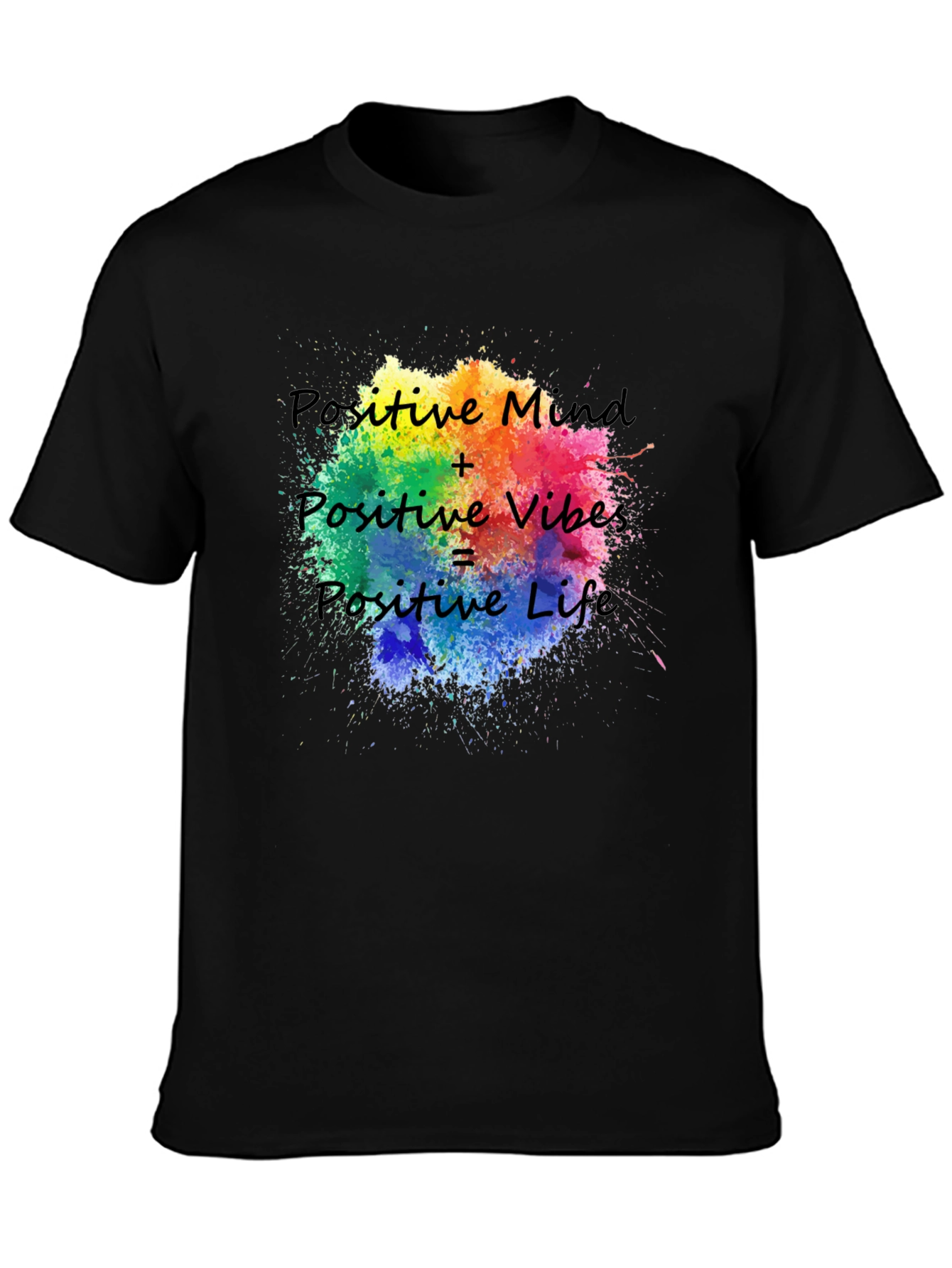 Positive Mind Positive Vibes Graphic Tee