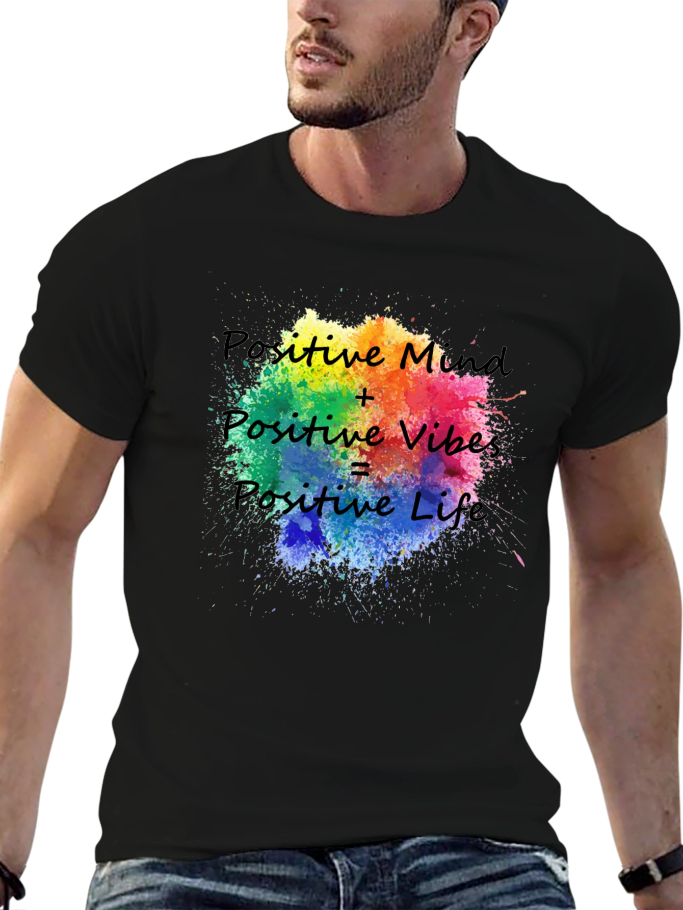 Positive Mind Positive Vibes Graphic Tee