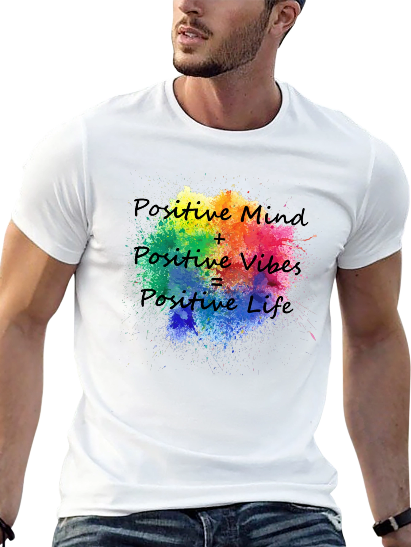 Positive Mind Positive Vibes Graphic Tee