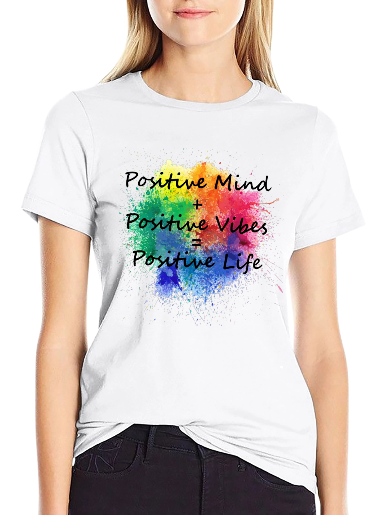 Positive Mind Positive Vibes Graphic Tee