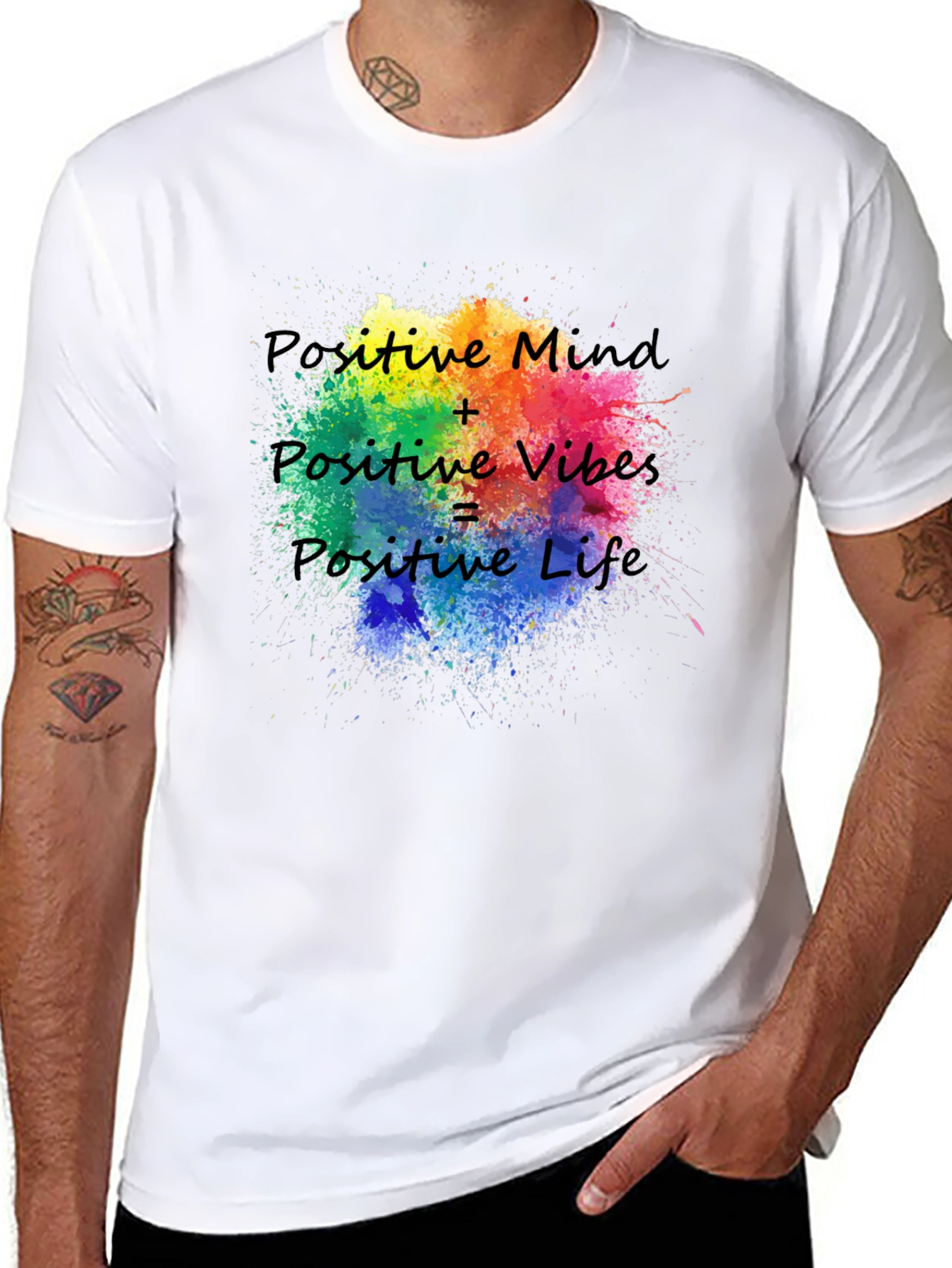 Positive Mind Positive Vibes Graphic Tee