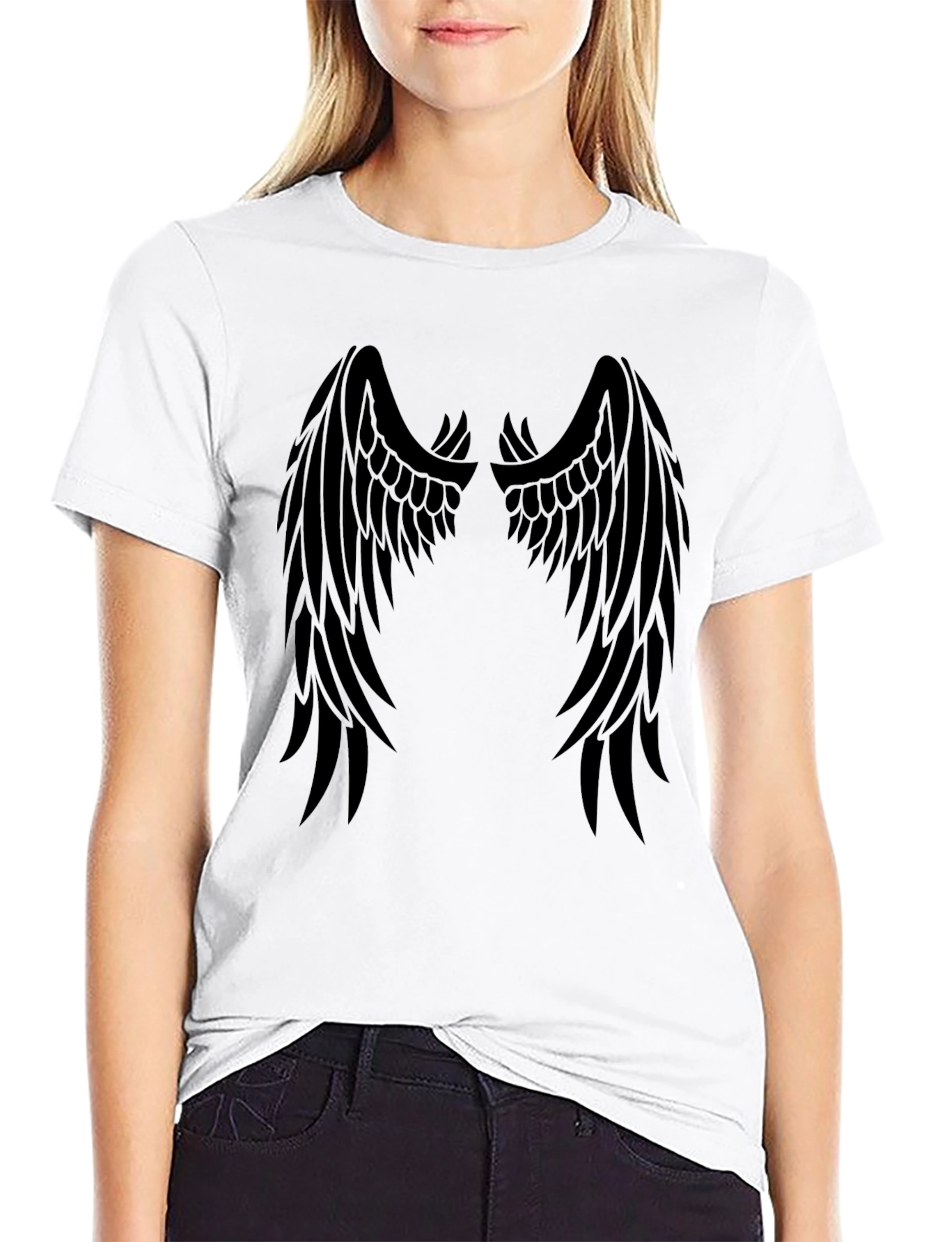 Black Wings Graphic T-Shirt