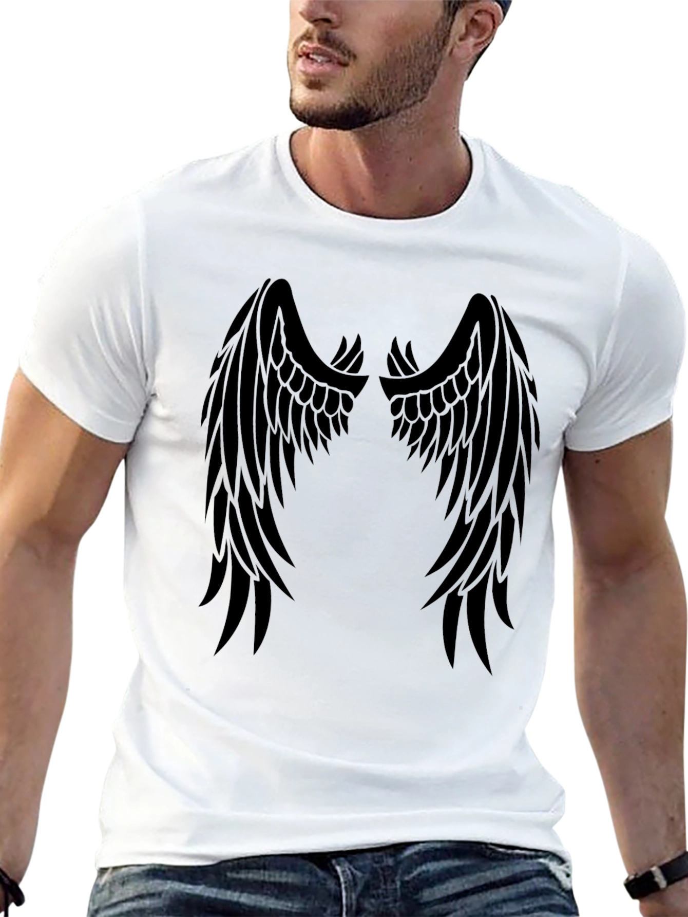 Black Wings Graphic T-Shirt