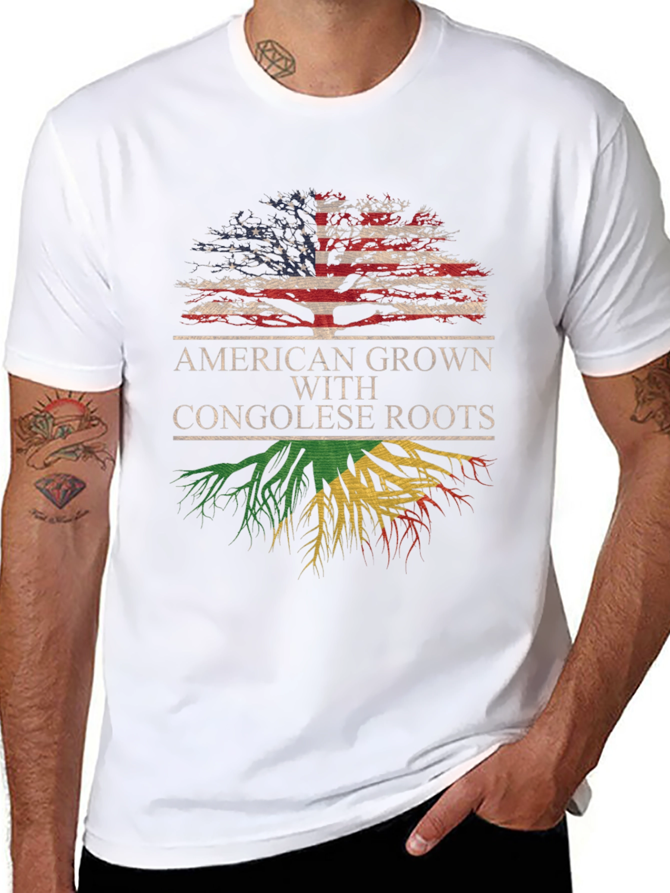 American Grown with Congolese Roots T-Shirt