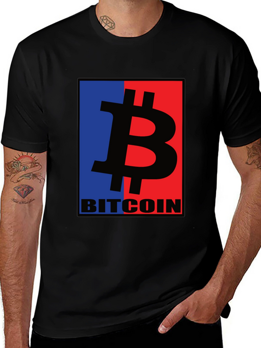 Bitcoin Graphic Tee - Cryptocurrency Enthusiast Shirt